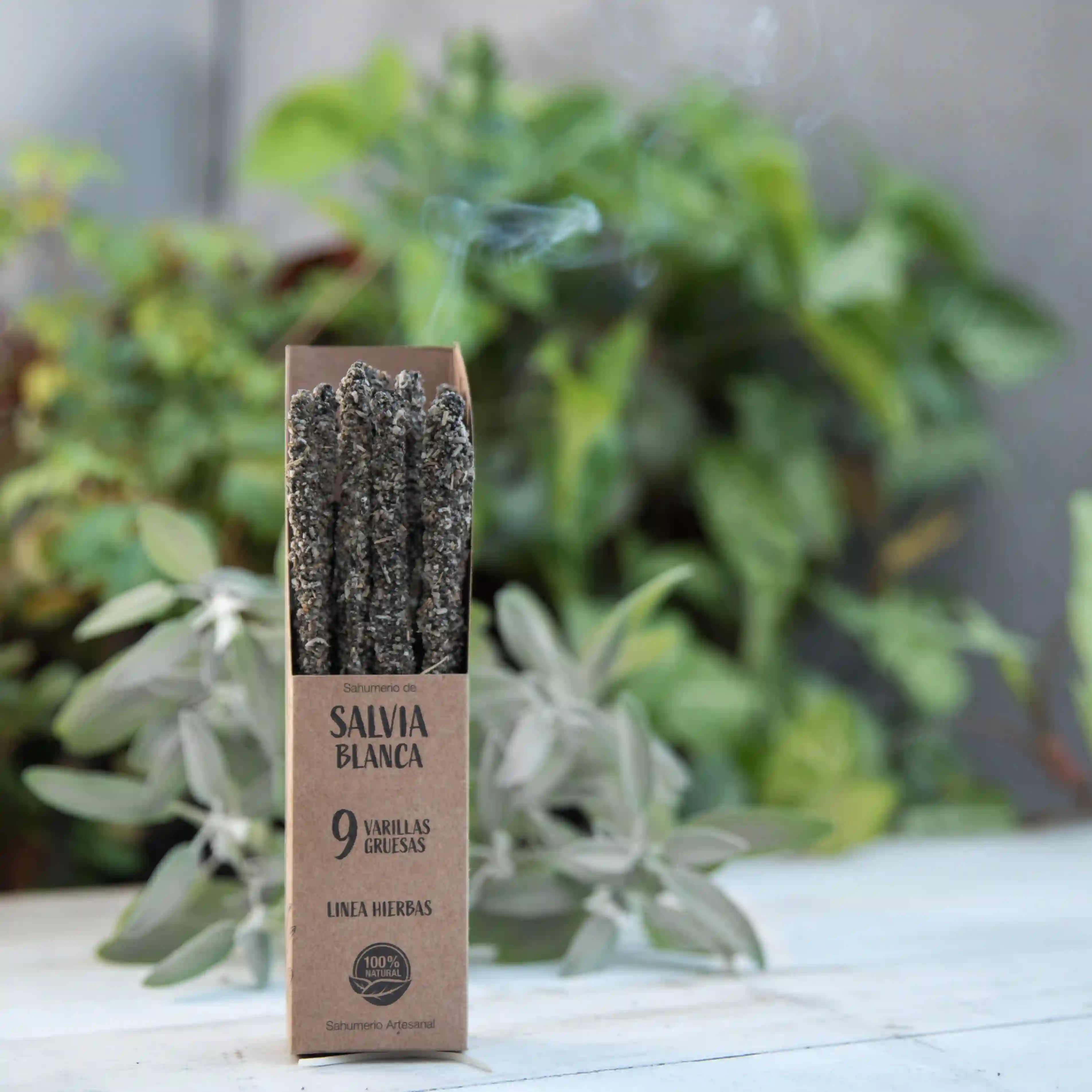 Bețișoare Parfumate Luxury Sagrada Madre Colecția Linea Hierbas – Salvia Blanca (White Sage) [6]