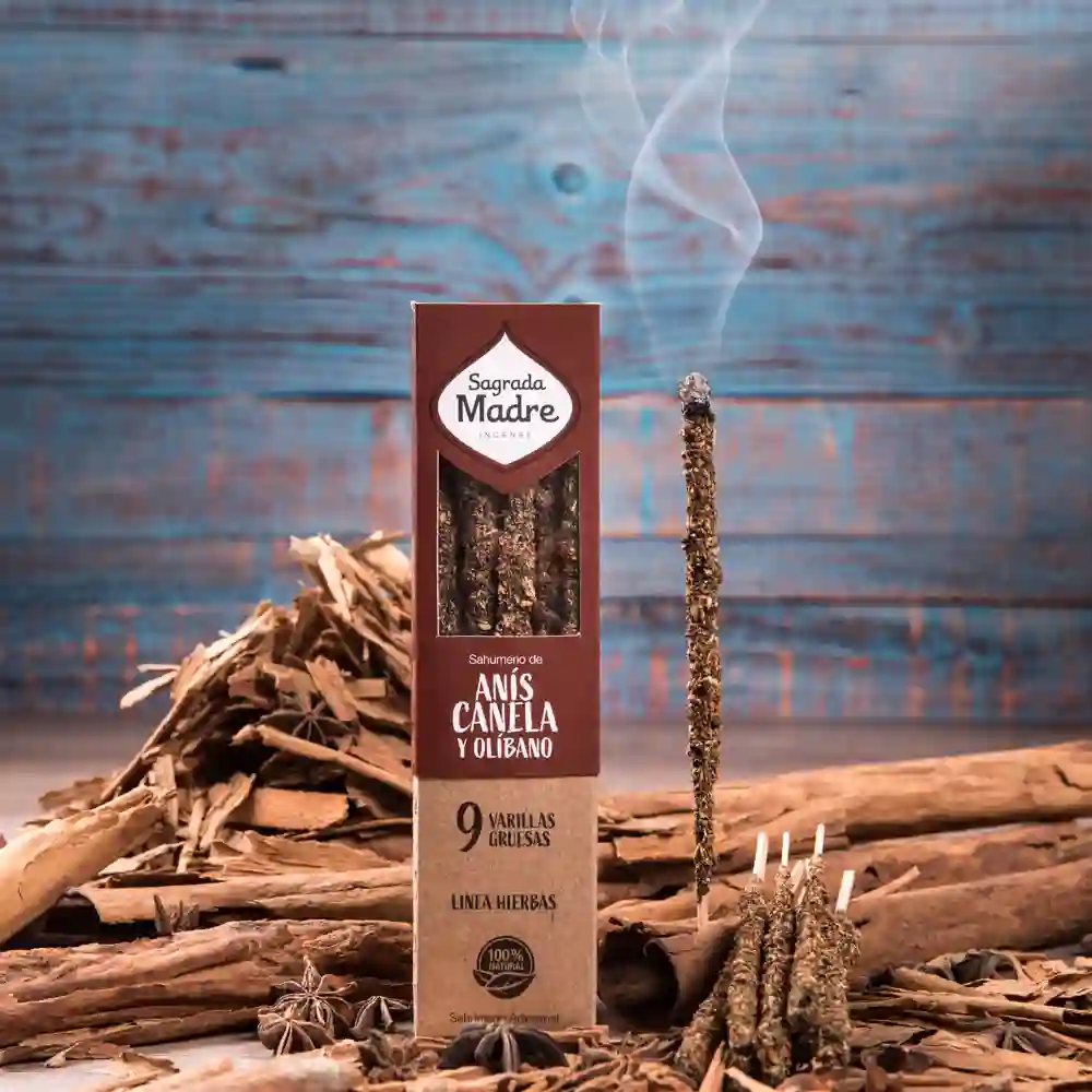Bețișoare Parfumate Luxury Sagrada Madre Colecția Linea Hierbas – Anise and Cinnamon [4]