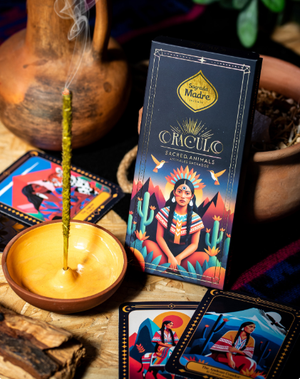 Bețișoare Parfumate Luxury Sagrada Madre Colecția Oracolul cu Animale Sacre – Tămâie Ritualică [1]