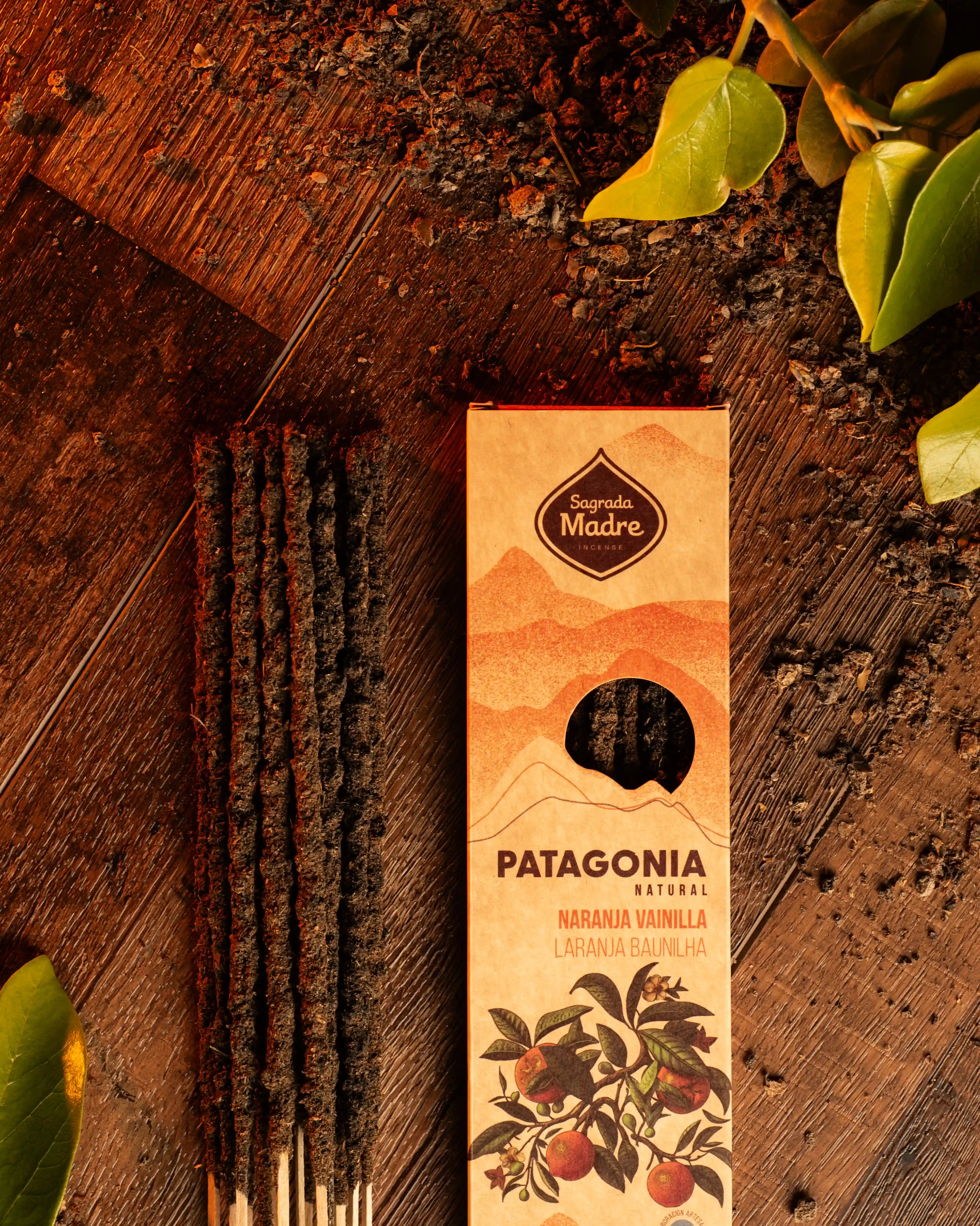Bețișoare Parfumate Luxury Sagrada Madre Colecția Patagonia – Naranja Vanilla (Relaxing) [5]