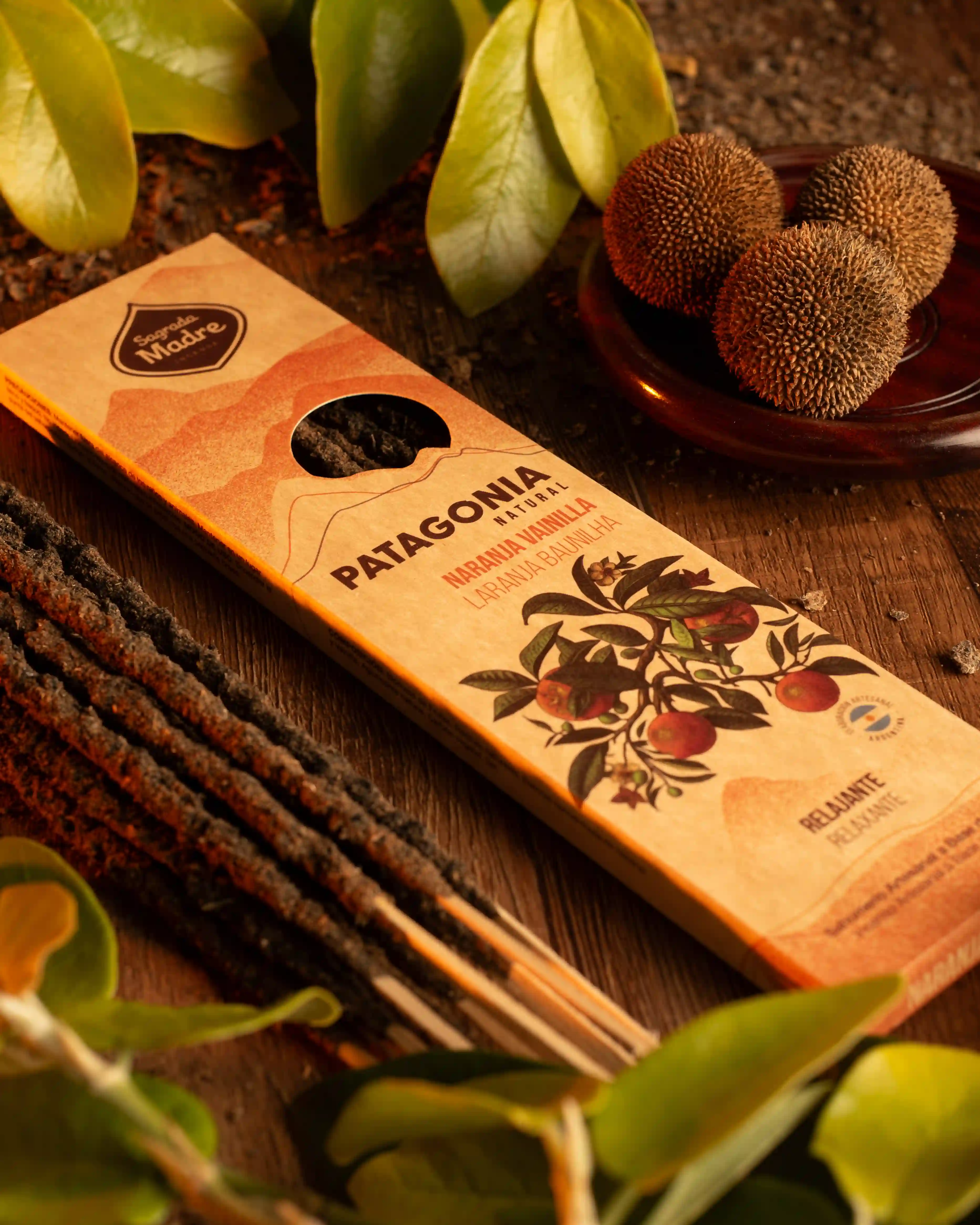 Bețișoare Parfumate Luxury Sagrada Madre Colecția Patagonia – Naranja Vanilla (Relaxing) [2]