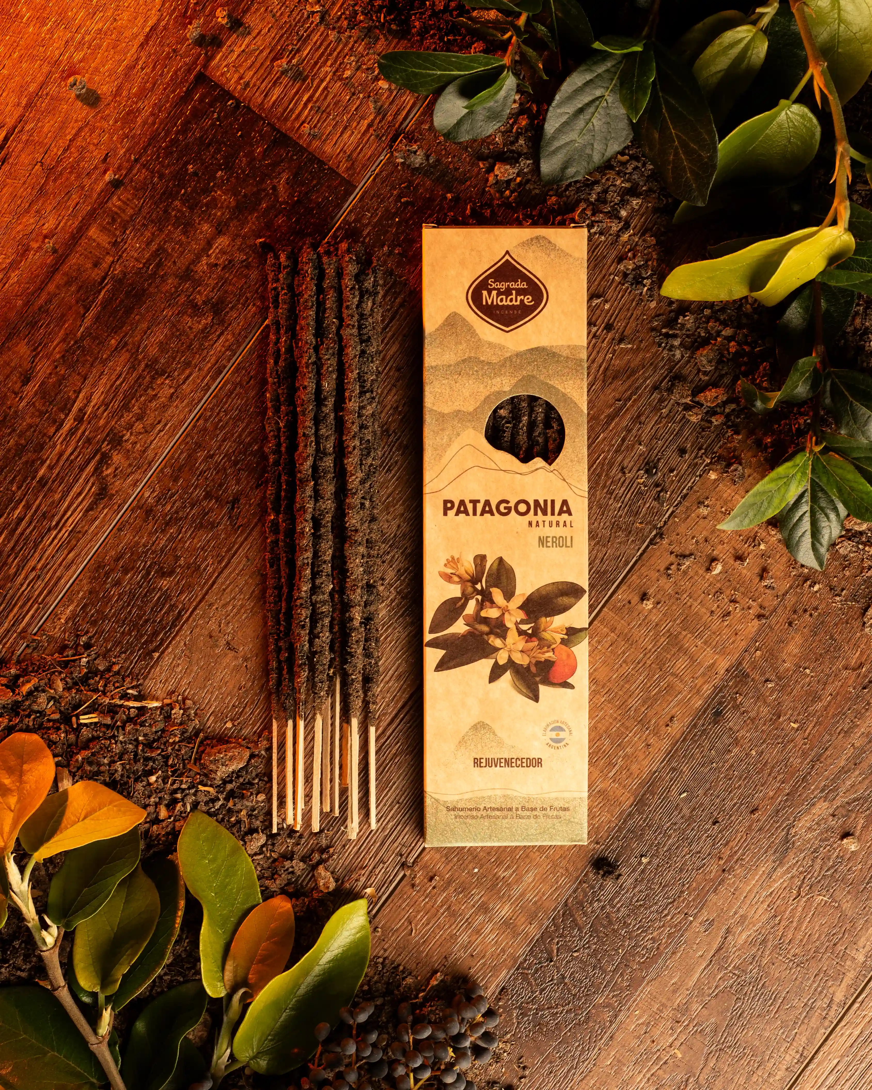 Bețișoare Parfumate Luxury Sagrada Madre Colecția Patagonia – Neroli (Rejuvenecedor) [1]