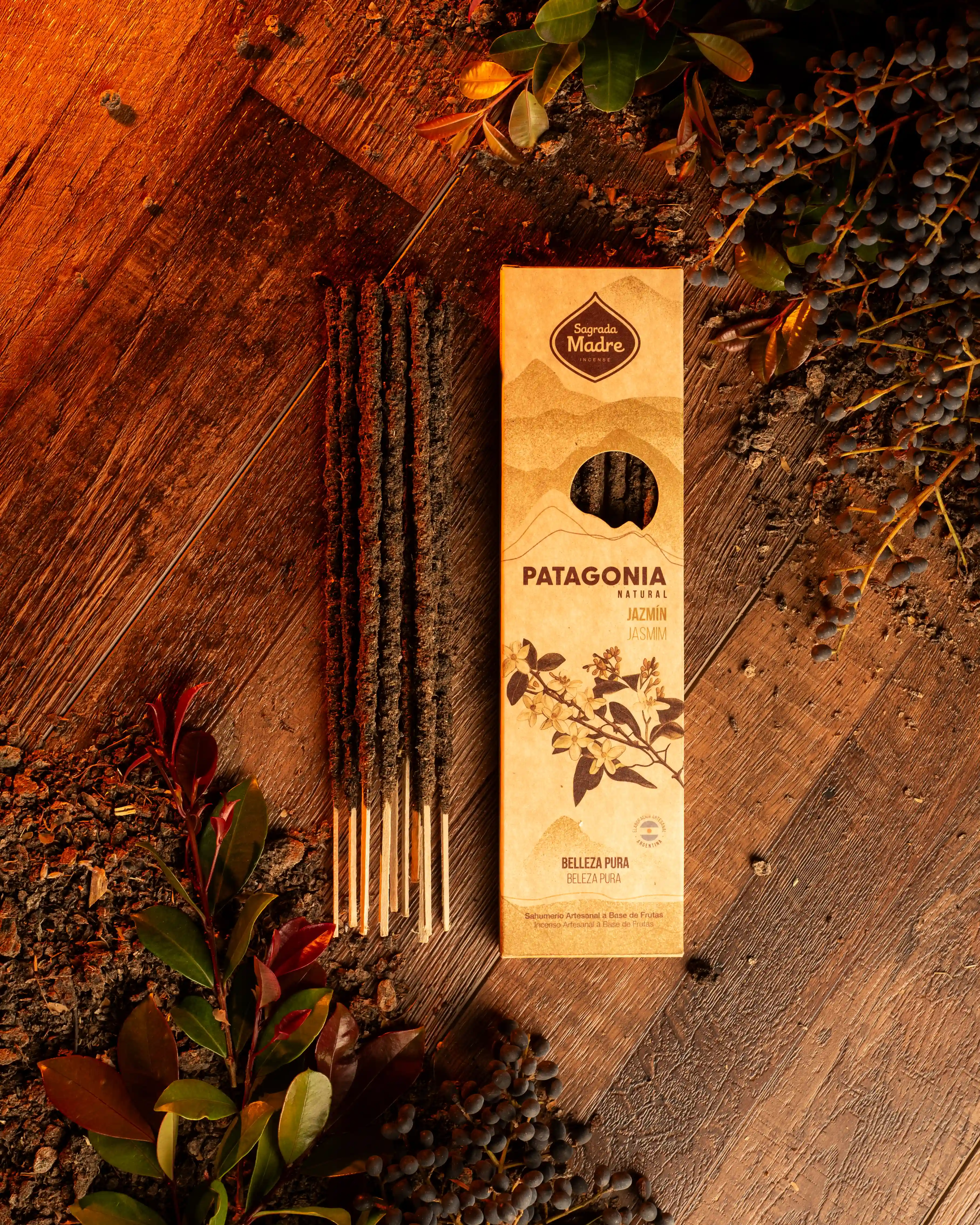 Bețișoare Parfumate Luxury Sagrada Madre Colecția Patagonia – Jazmín (Pure Beauty) [1]