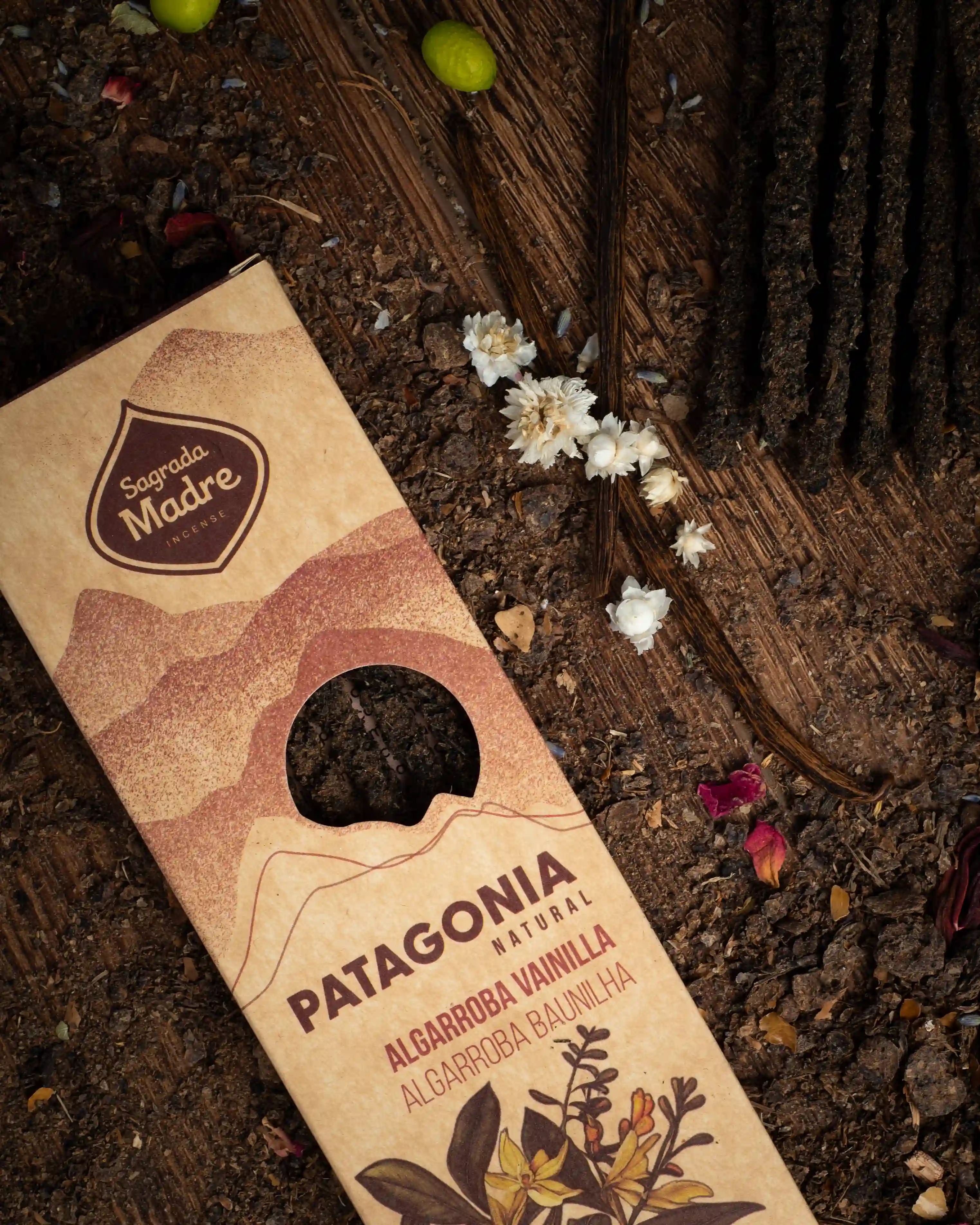 Bețișoare Parfumate Luxury Sagrada Madre Colecția Patagonia – Algarroba Vanilla (Calming) [3]