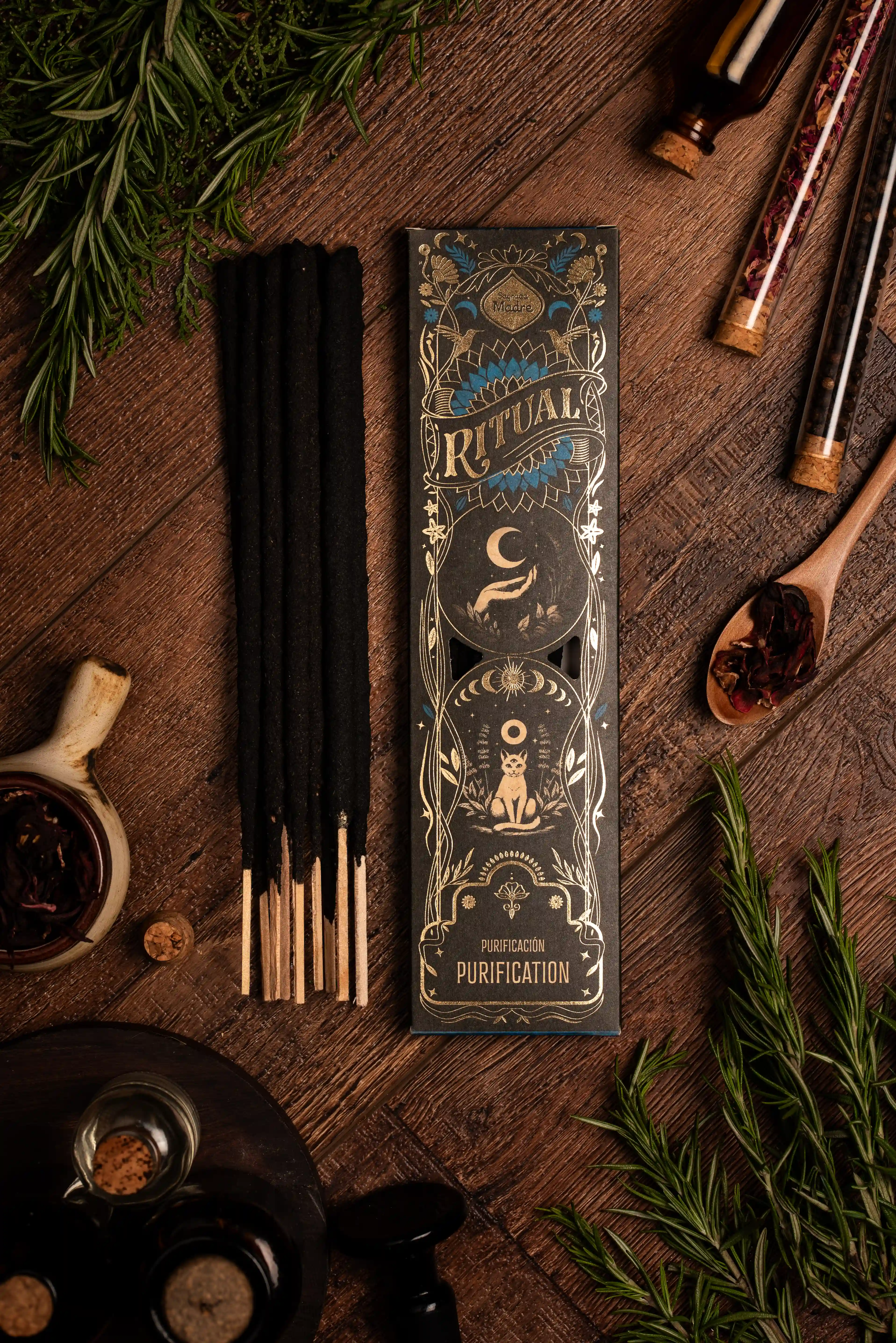 Bețișoare Parfumate Luxury Sagrada Madre Colecția Ritual - Purificacion (Purification) [8]