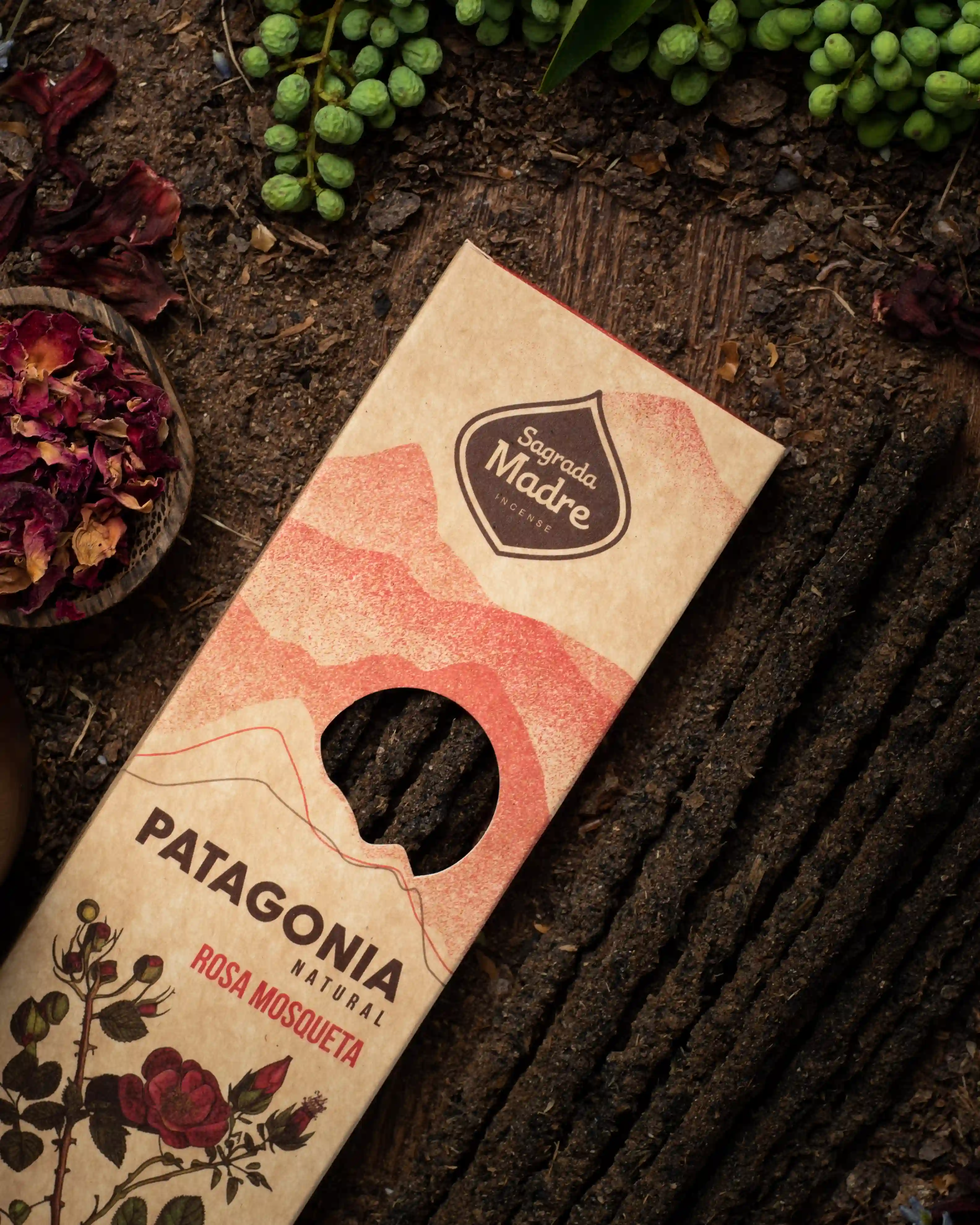 Bețișoare Parfumate Luxury Sagrada Madre Colecția Patagonia - Rosa Mosqueta (Positive Energy) [7]
