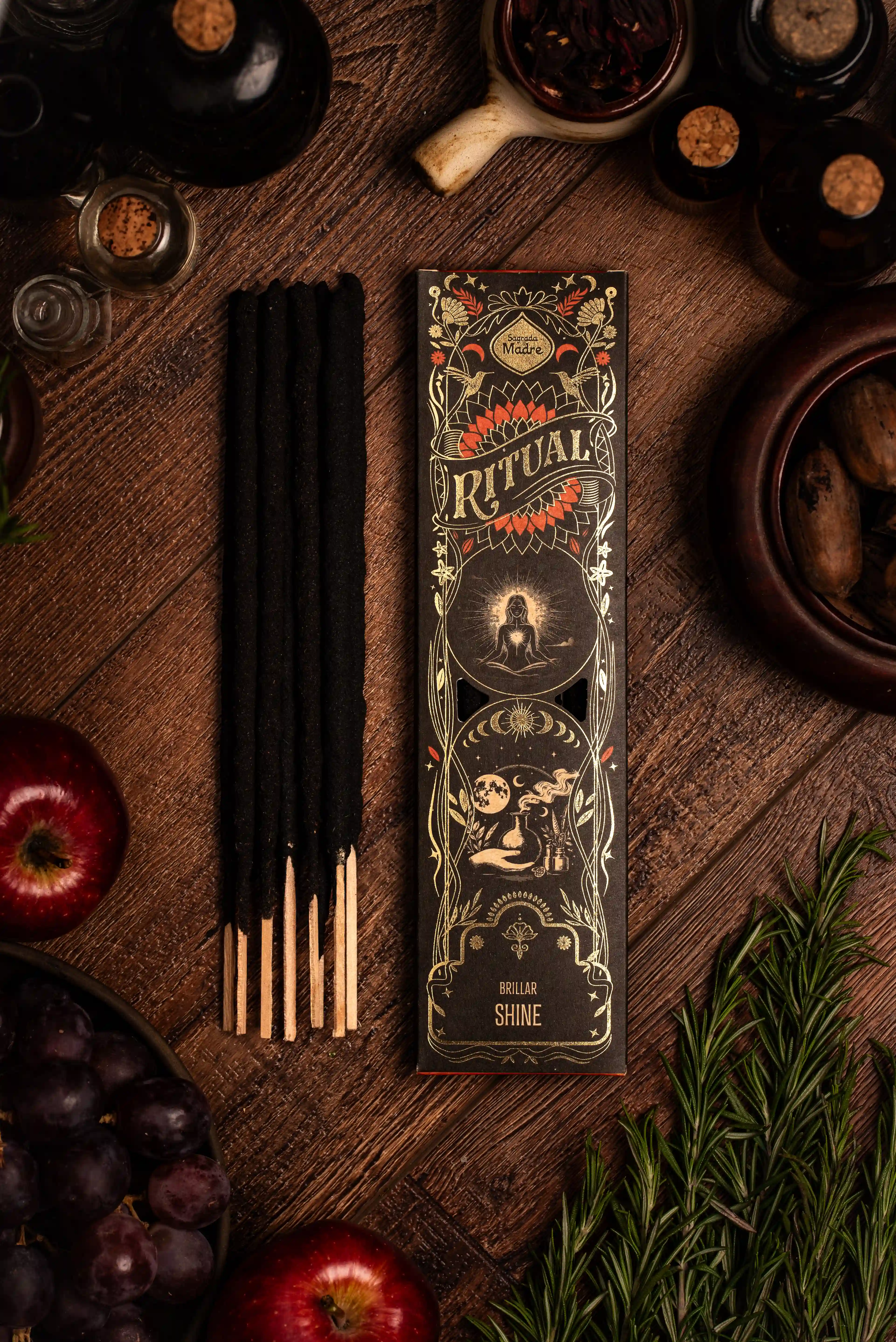 Bețișoare Parfumate Luxury Sagrada Madre Colecția Ritual - Brilar (Shine) [8]