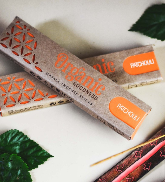 Bețișoare Parfumate Masala Organic Patchouli– Song of India [2]