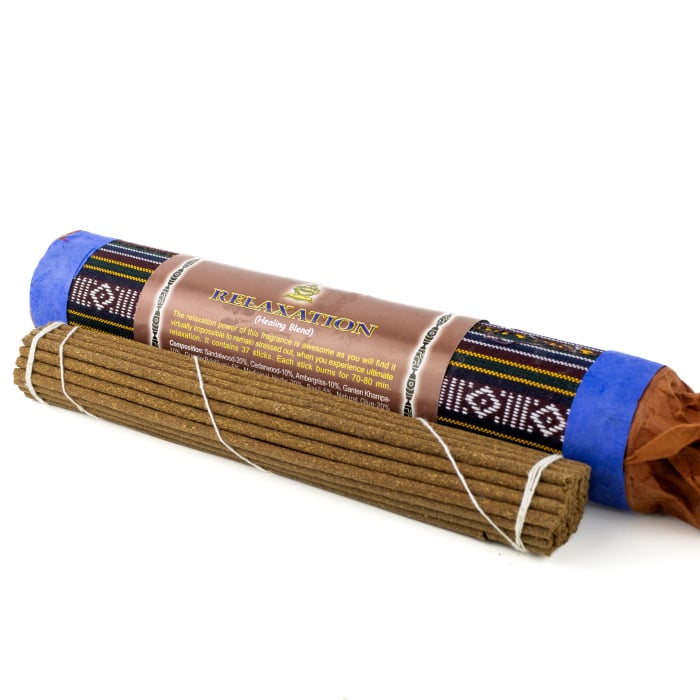 Betisoare Parfumate Premium(37buc.) - Relaxation - BHUTANESE CLOTH INCENSE (Healing Blend Incense) [1]