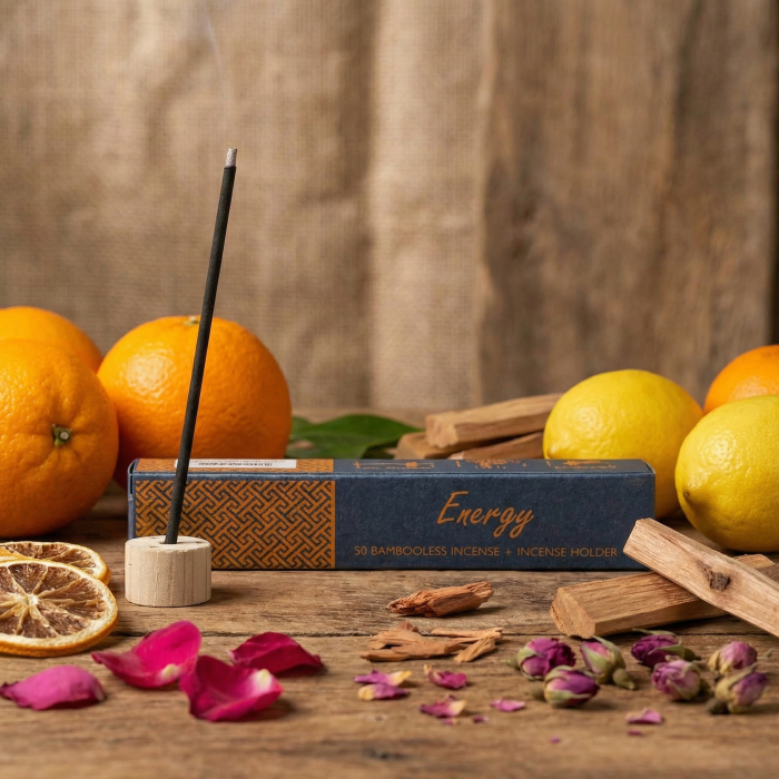 Bețișoare parfumate Premium din plante cu suport - Energy [2]