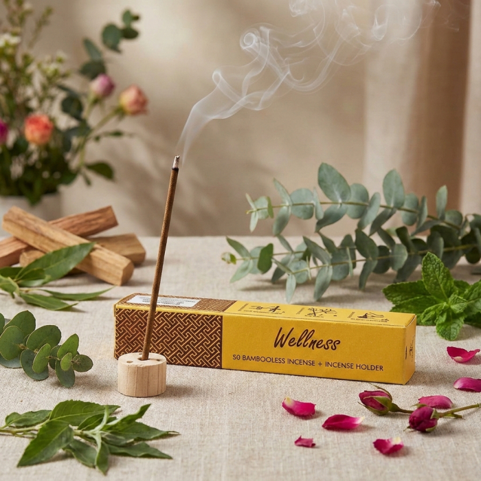 Bețișoare parfumate Premium din plante cu suport - Compassion [2]