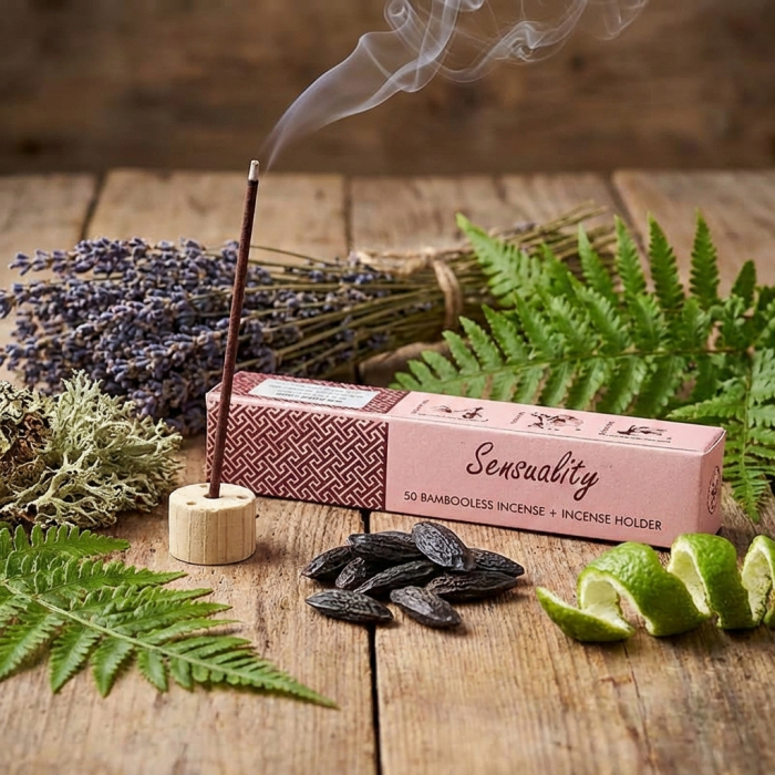 Bețișoare parfumate Premium din plante cu suport - Sensuality [2]