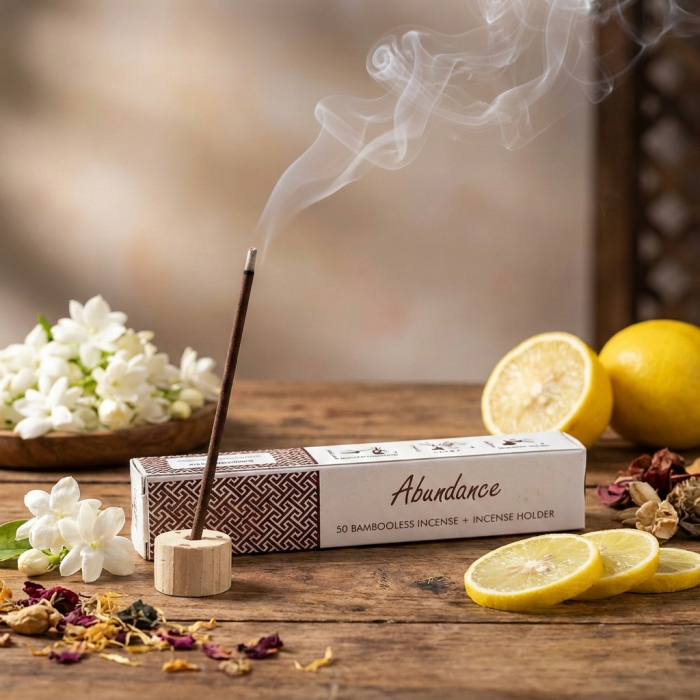 Bețișoare parfumate Premium din plante cu suport - Abundance [2]