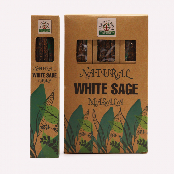 Betisoare Parfumate Premium Masala - White Sage [3]