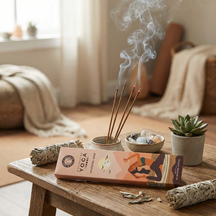 Bețișoare parfumate Premium Moonshine Yoga – Celestial Sage [2]