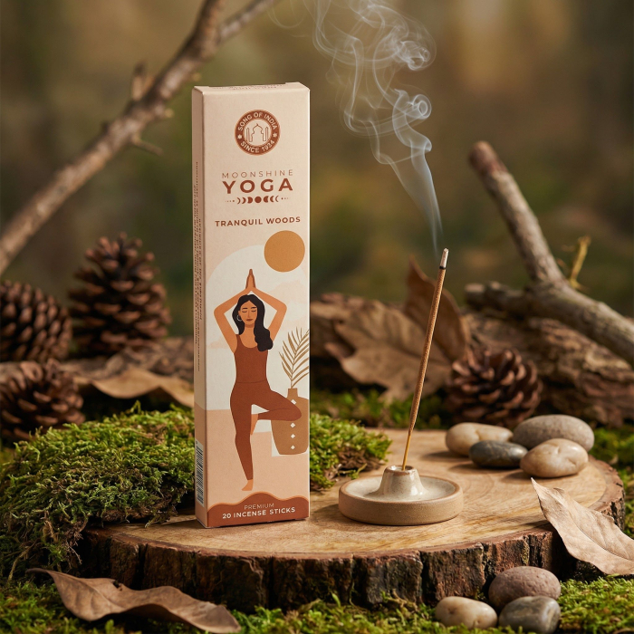Bețișoare parfumate Premium Moonshine Yoga – Tranquil Woods [2]