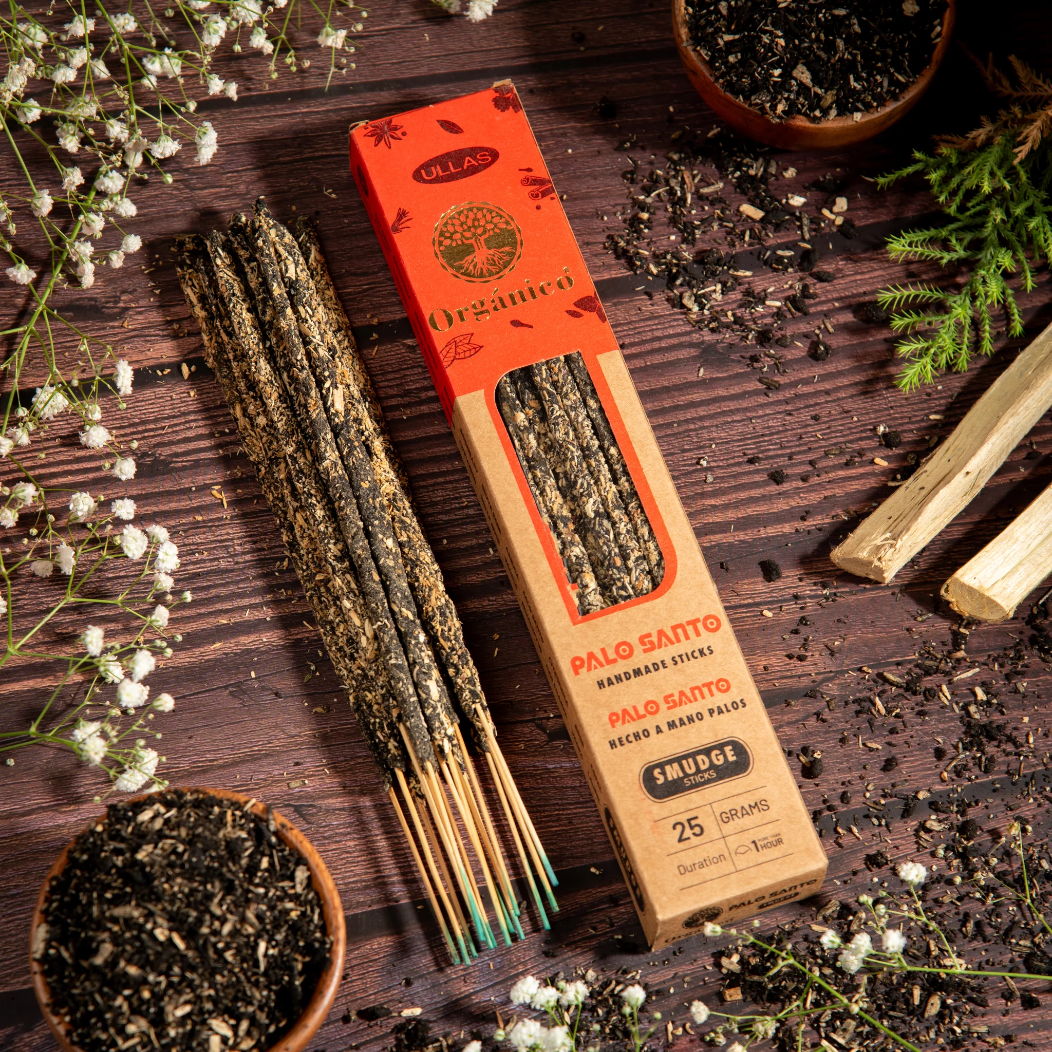 Bețișoare Parfumate Premium - Palo Santo [3]