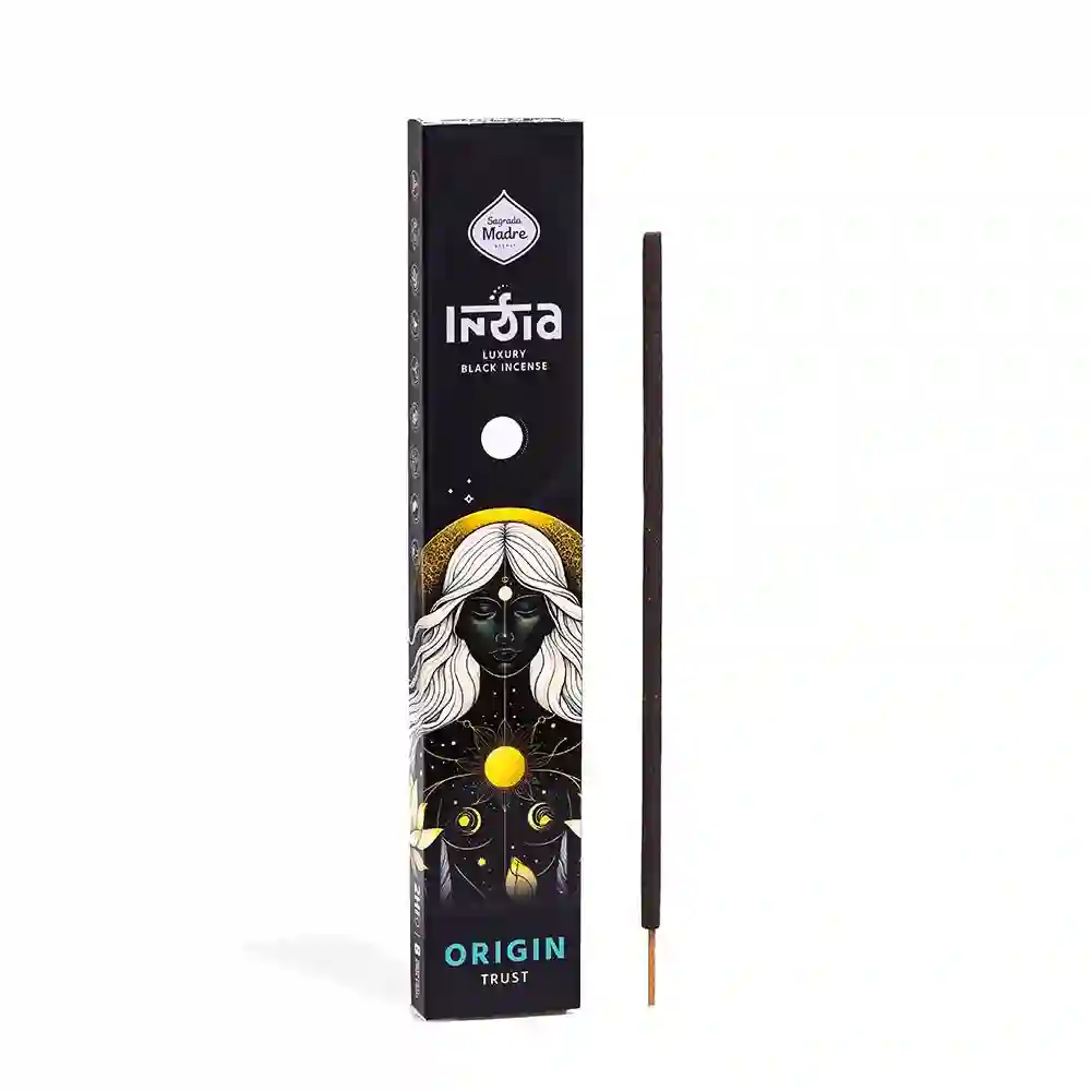 Bețișoare Parfumate Luxury Sagrada Madre Colecția India Black  - Origin (Încredere și Unitate) [1]
