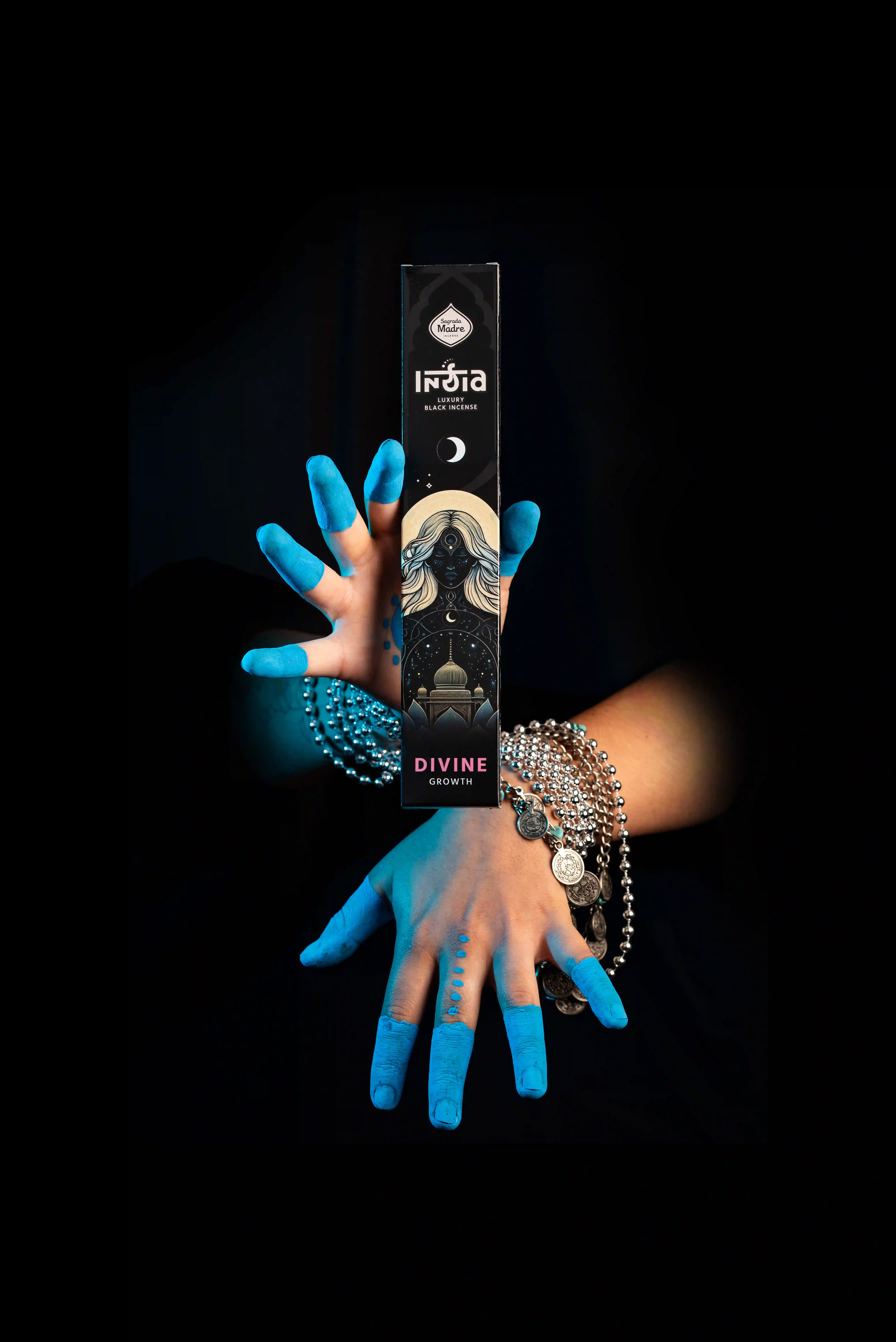 Bețișoare Parfumate Luxury Sagrada Madre Colecția India Black  - Divina (Creștere și Unitate) [3]
