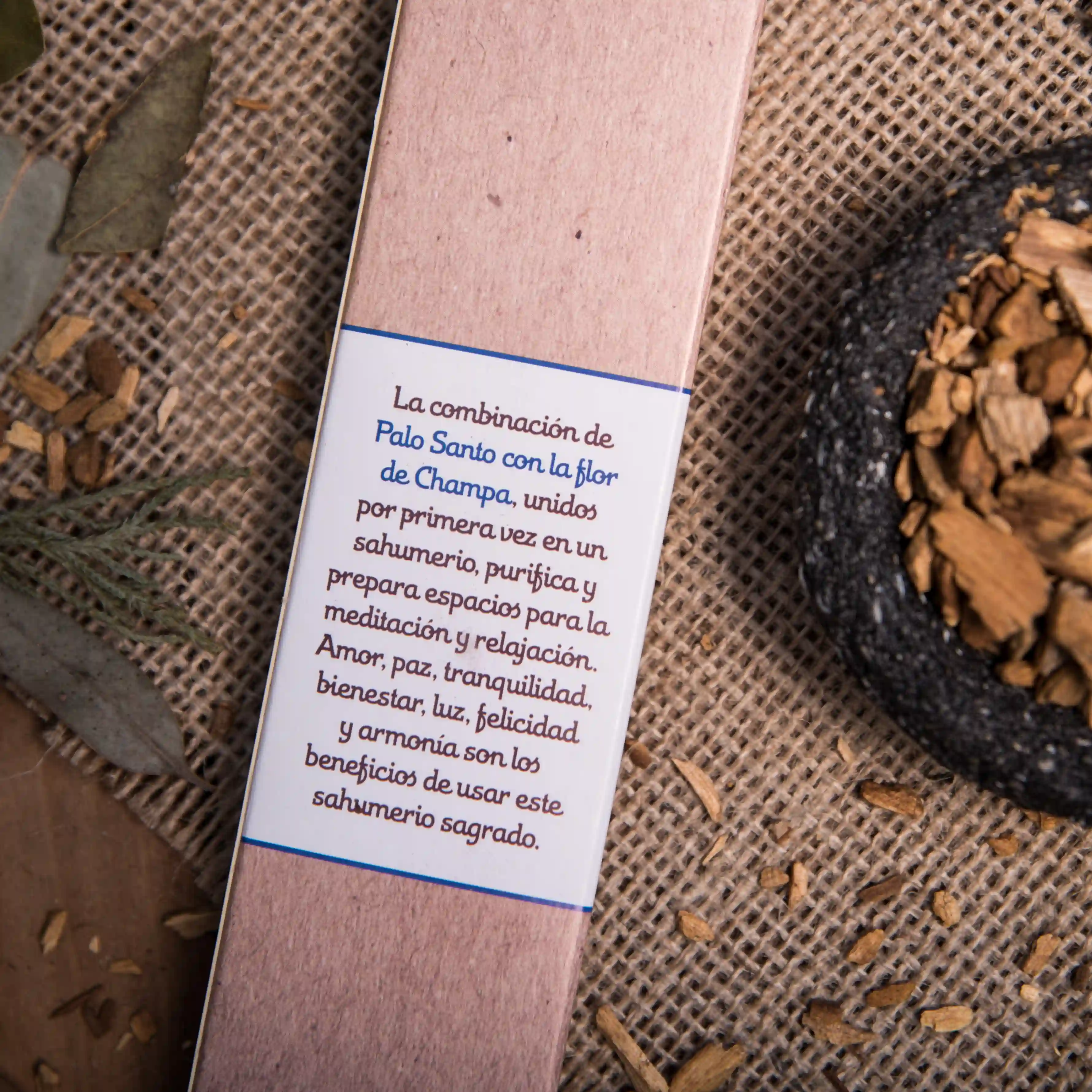 Bețișoare Parfumate Luxury Sagrada Madre Colecția Palo Santo - Champa [4]