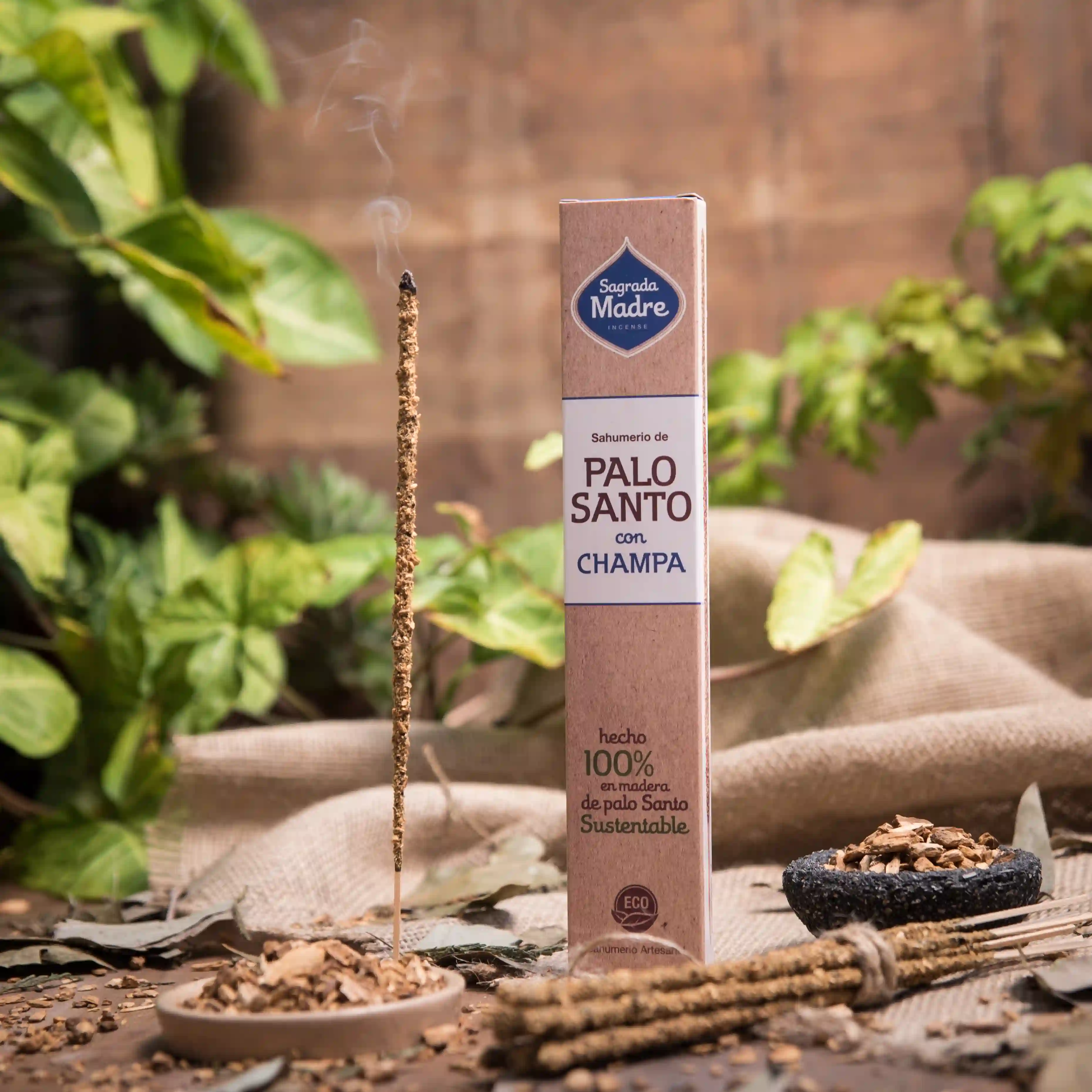 Bețișoare Parfumate Luxury Sagrada Madre Colecția Palo Santo - Champa [1]