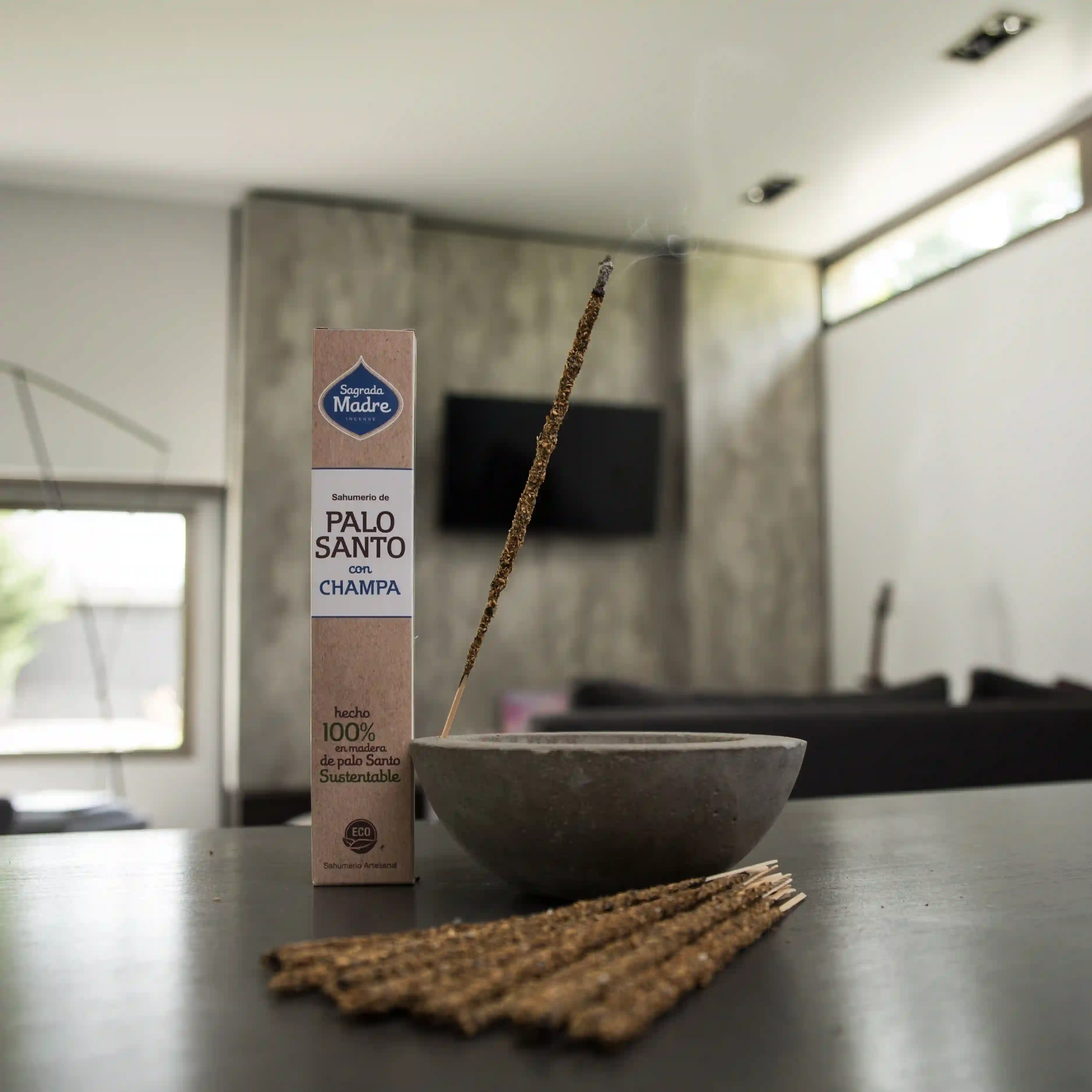 Bețișoare Parfumate Luxury Sagrada Madre Colecția Palo Santo - Champa [5]