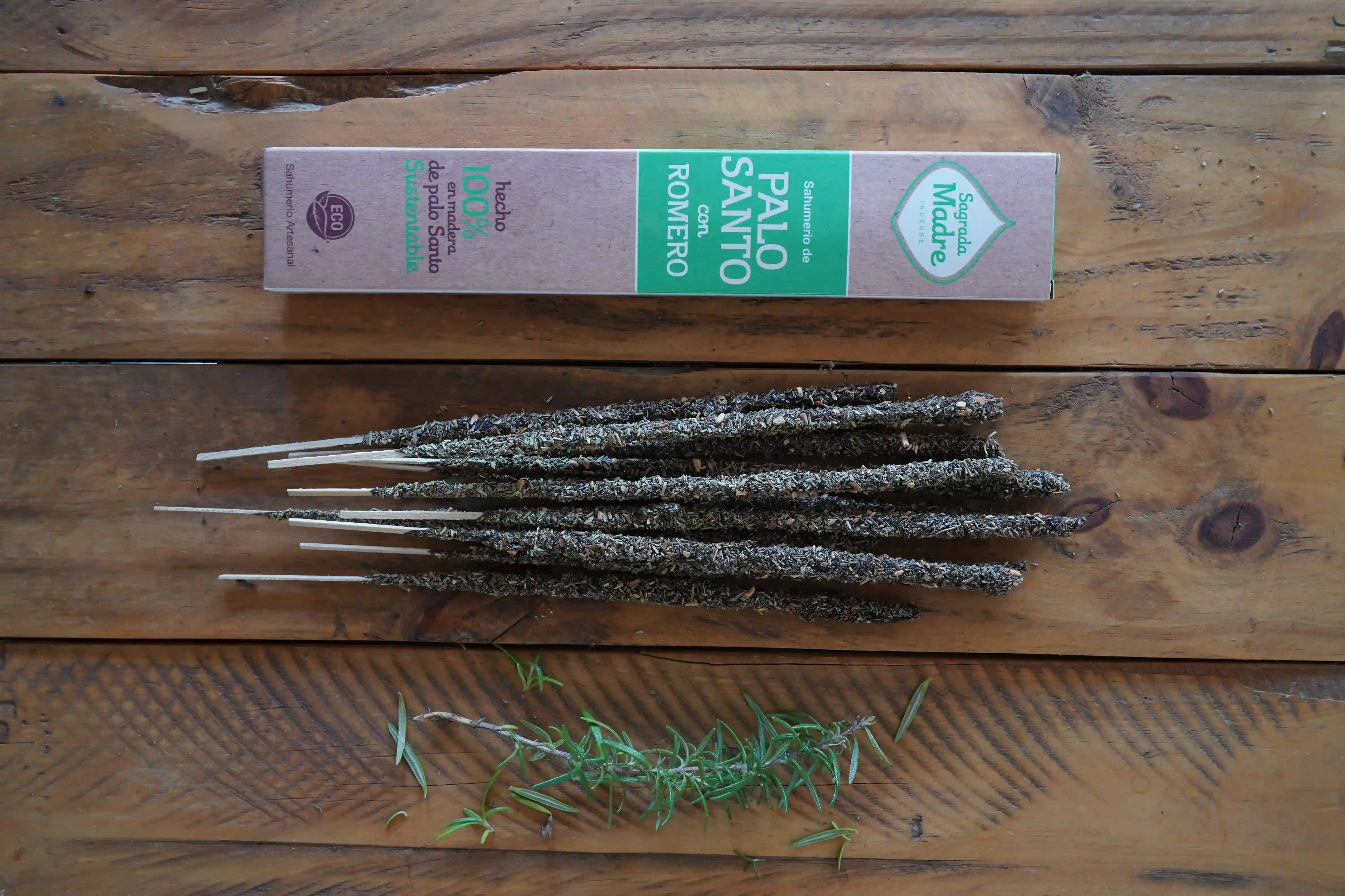 Bețișoare Parfumate Luxury Sagrada Madre Colecția Palo Santo - Rozmarin [5]