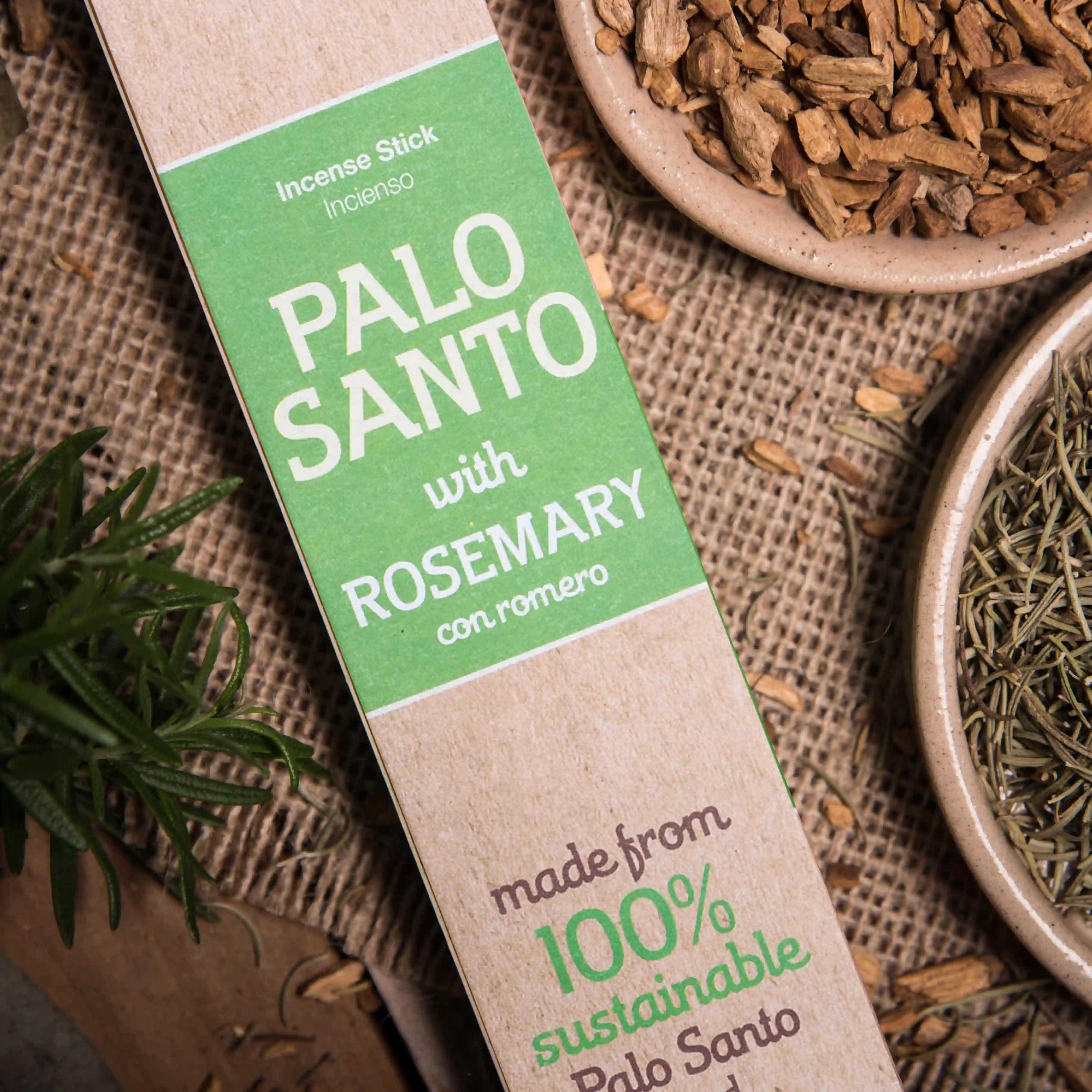Bețișoare Parfumate Luxury Sagrada Madre Colecția Palo Santo - Rozmarin [2]
