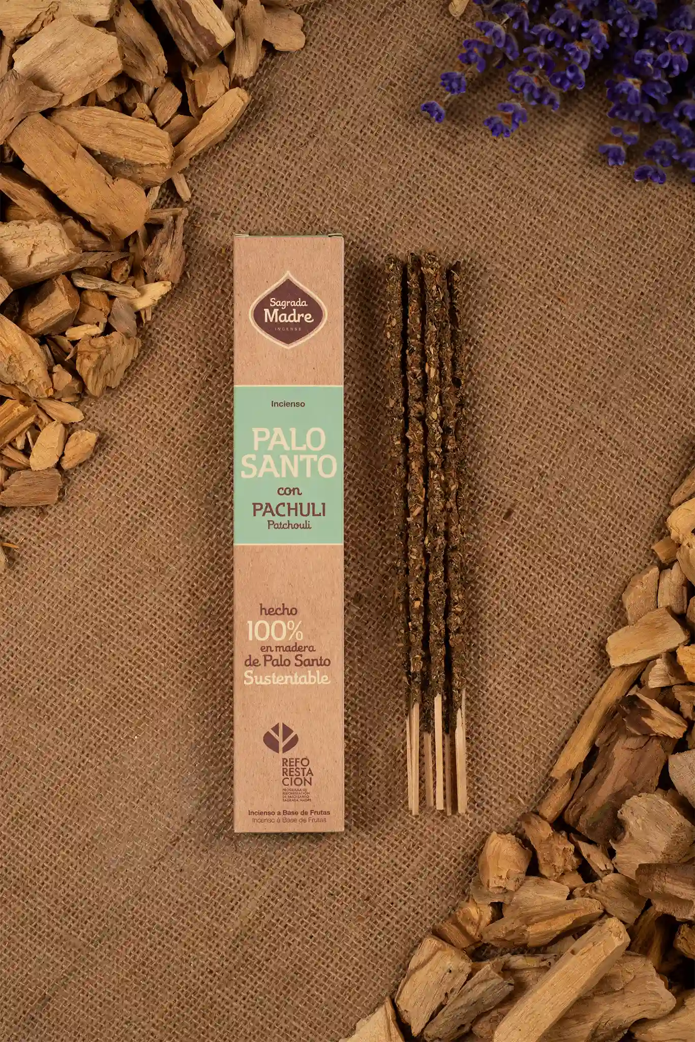 Bețișoare Parfumate Luxury Sagrada Madre Colecția Palo Santo - Patchouli [5]