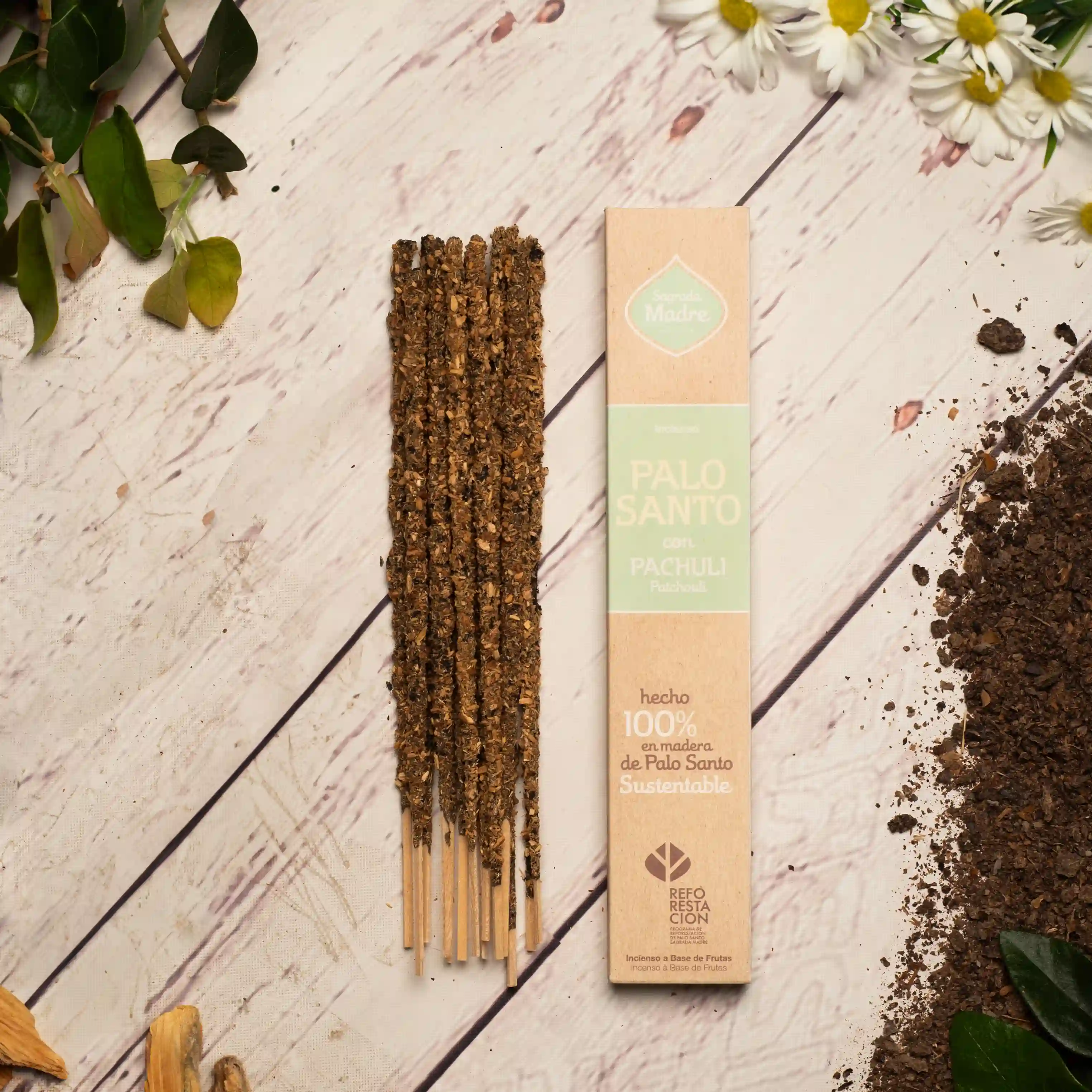 Bețișoare Parfumate Luxury Sagrada Madre Colecția Palo Santo - Patchouli [1]