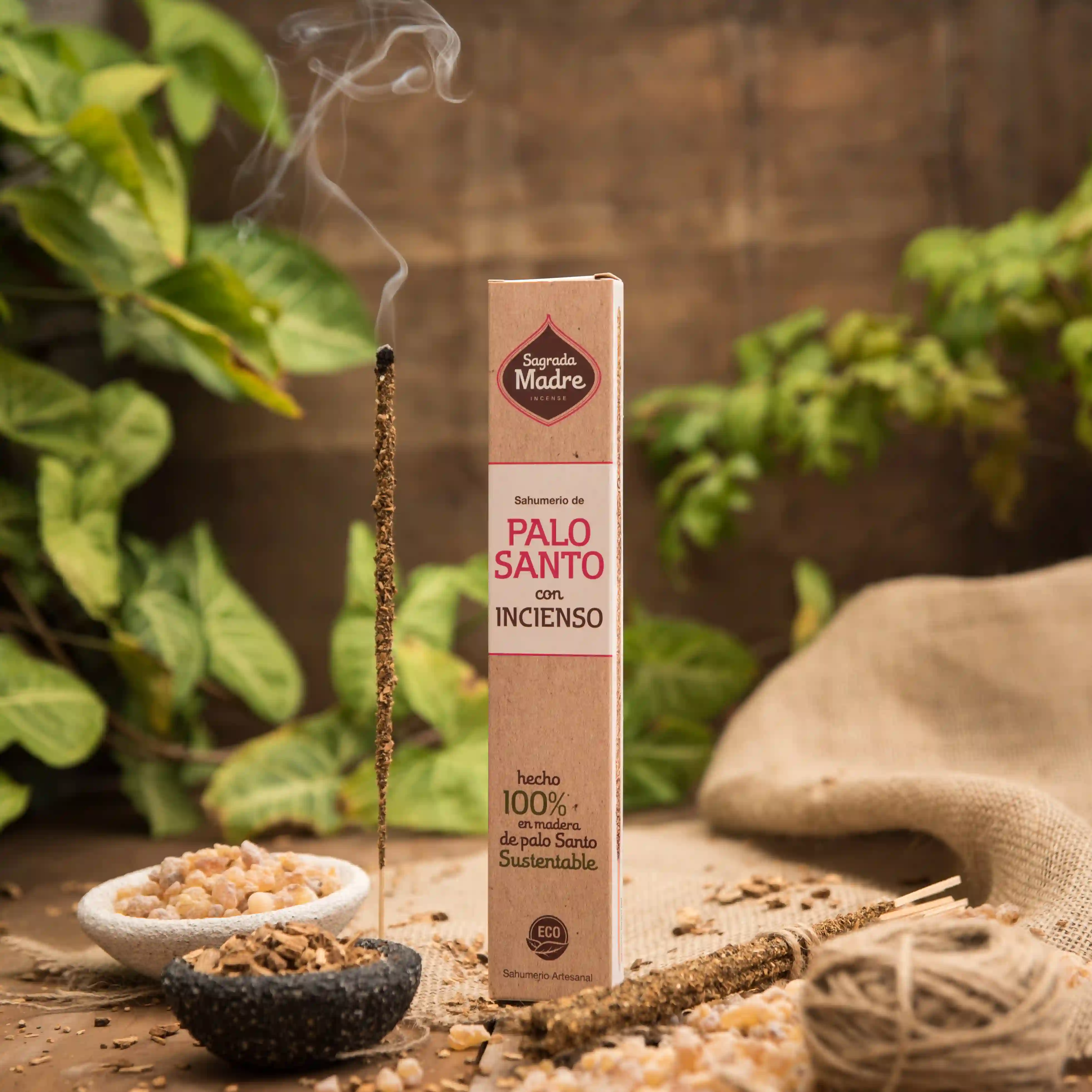 Bețișoare Parfumate Luxury Sagrada Madre Colecția Palo Santo - Tămâie (Frankincense) [1]