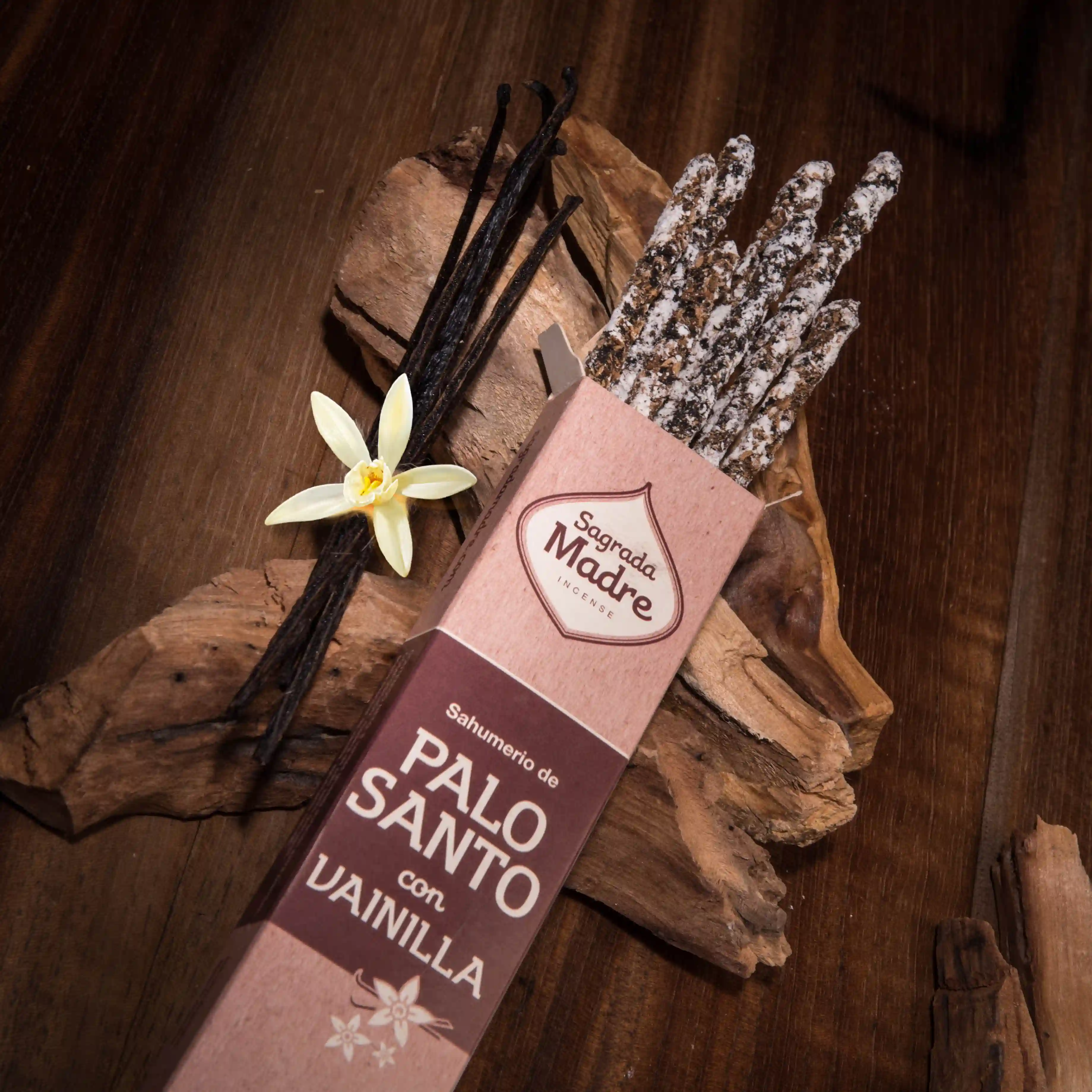 Bețișoare Parfumate Luxury Sagrada Madre Colecția Palo Santo - Vanilie [3]