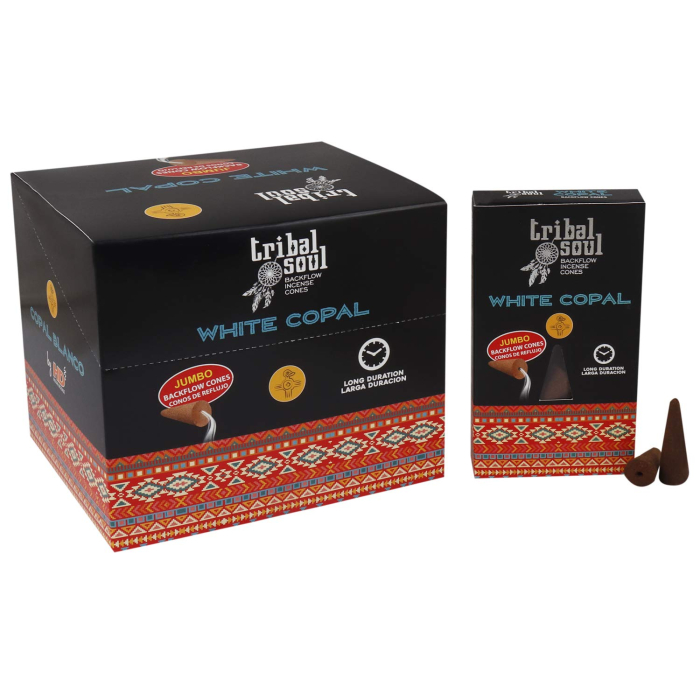 Conuri Parfumate (Fum Greu) Premium Tribal Soul - Copal Alb [2]