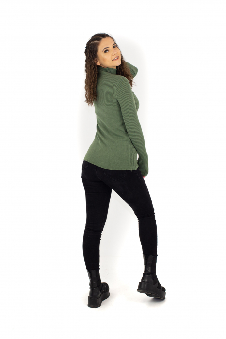 Bluza basic tip helanca - Khaki 22N96XD [4]