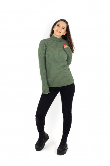 Bluza basic tip helanca - Khaki 22N96XD [2]