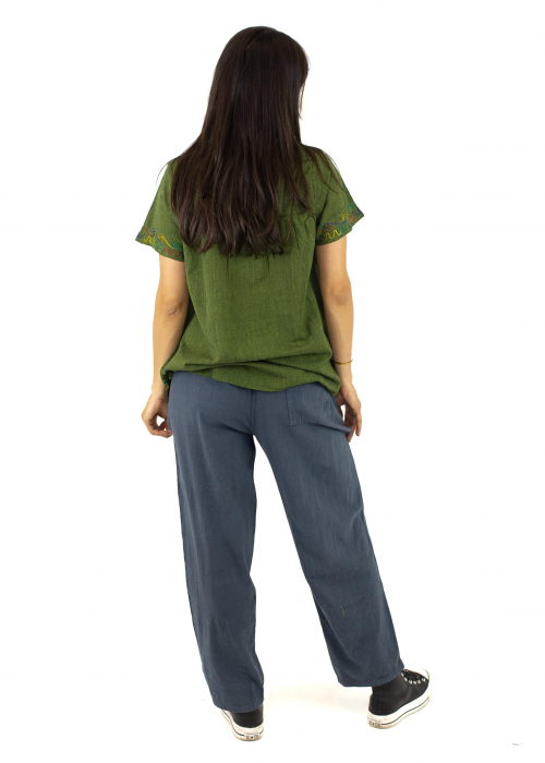 Bluza din bumbac cu broderie  - Color combo 6 [4]