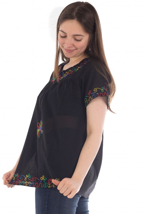 Bluza din bumbac cu broderie  - Color combo 6 [3]