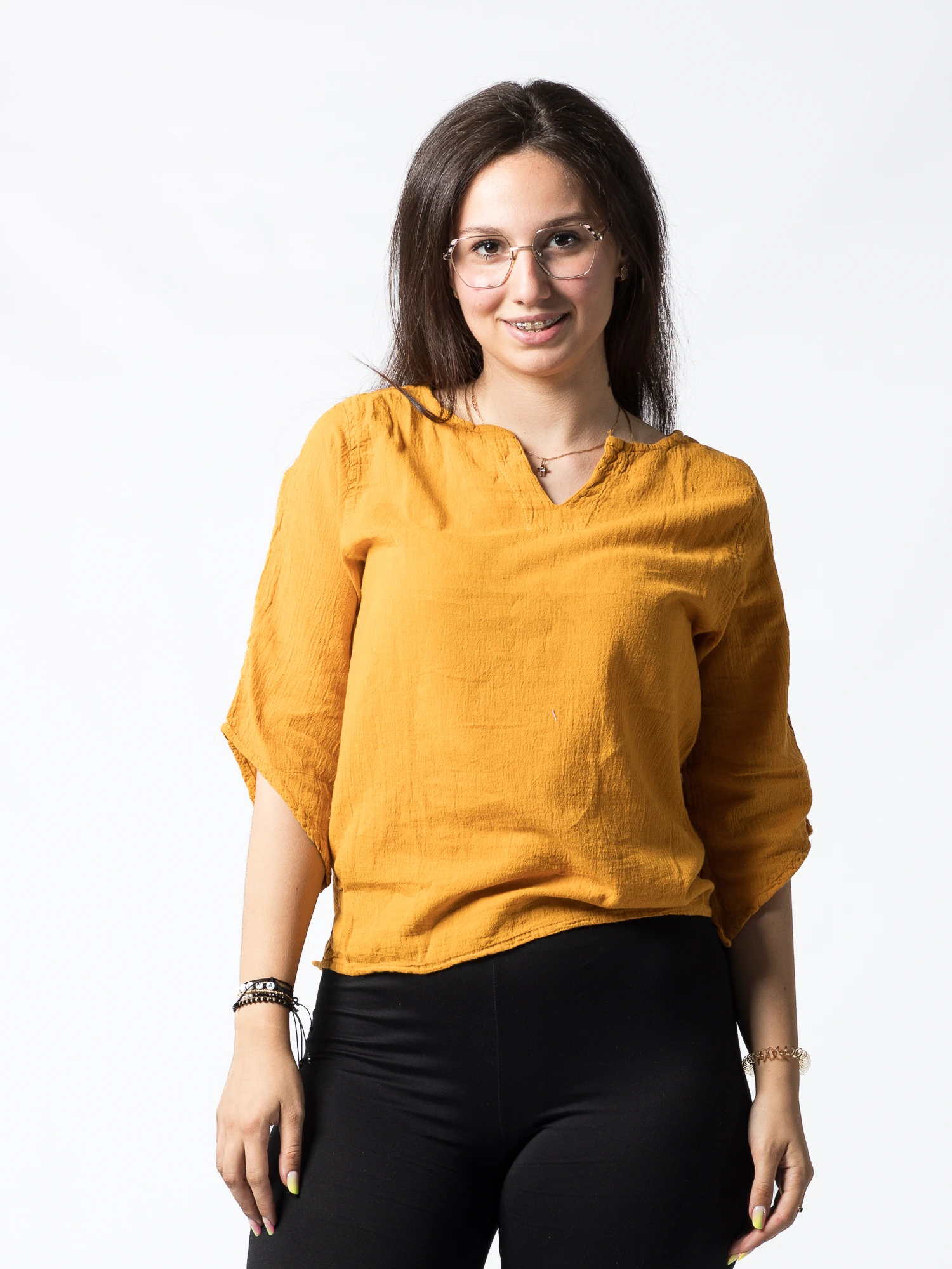 Bluza din bumbac Karen V2 -Verde [23]