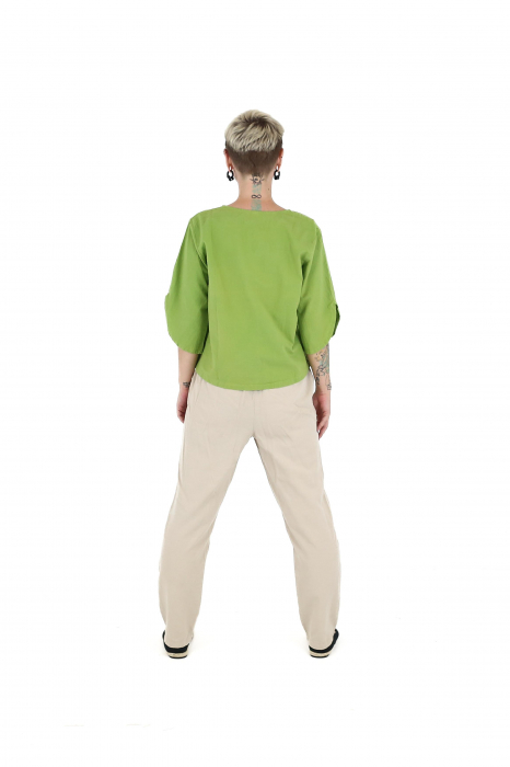 Bluza din bumbac Karen V2 - Lime [5]