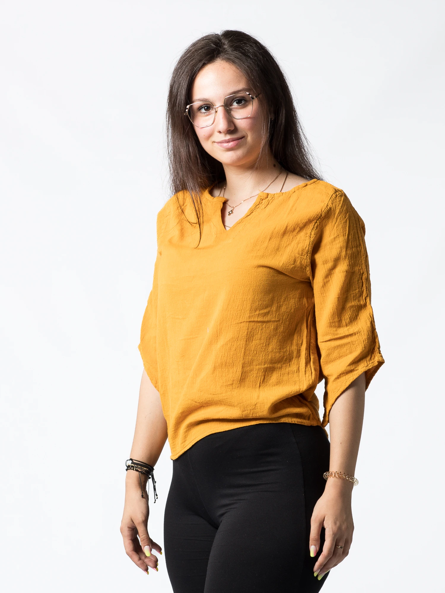 Bluza din bumbac Karen V2 -Verde [21]