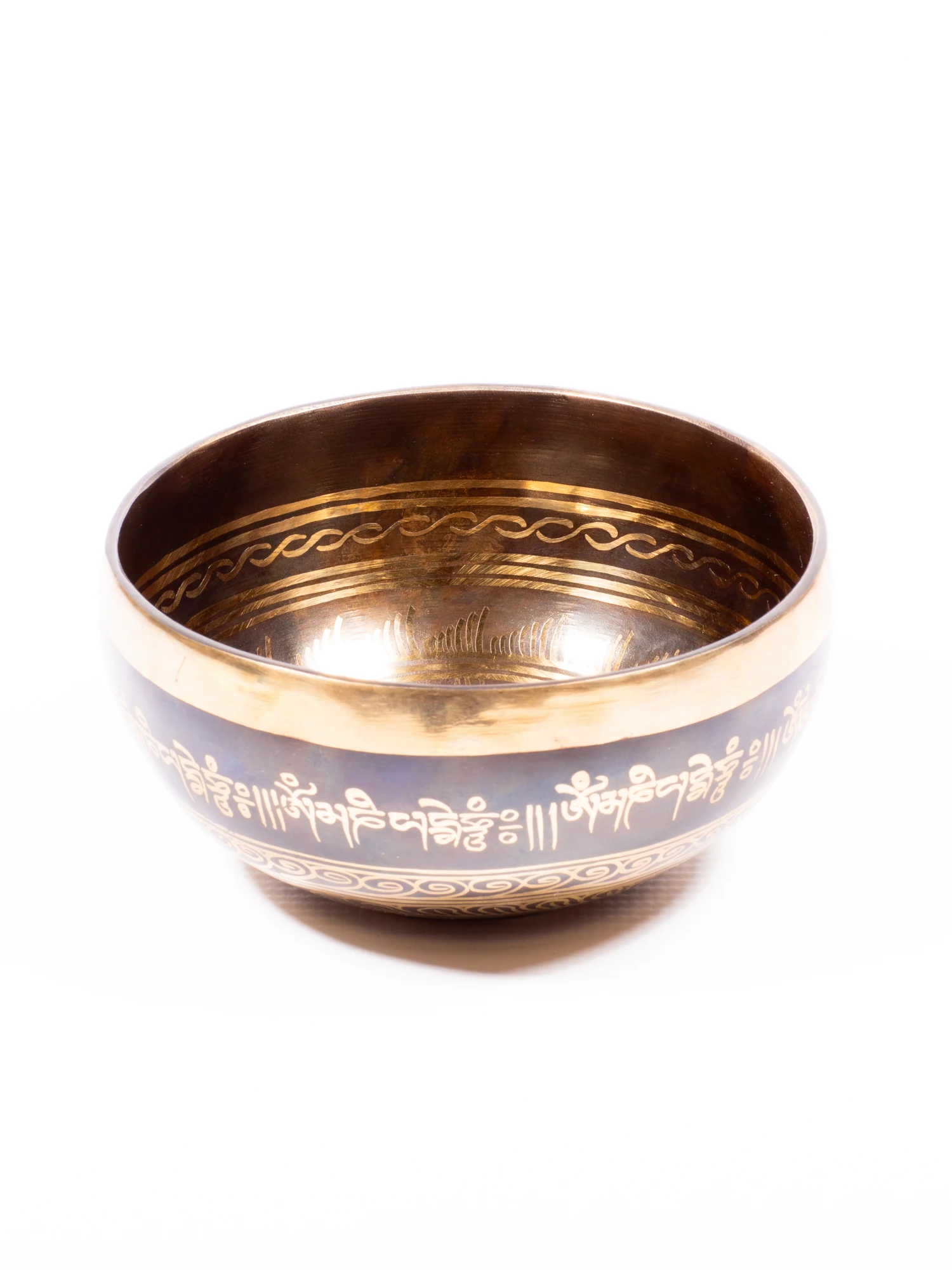 Singing Bowl Tibetan Autentic Forjat manual – Ethnic Print, 15 cm, 0,582 kg [2]