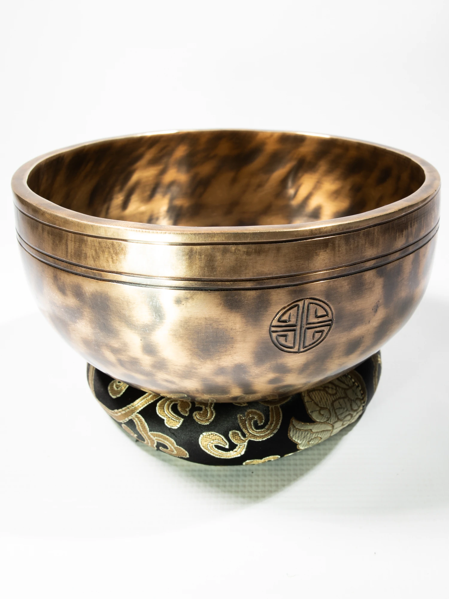 Singing Bowl Tibetan Autentic Forjat manual - Jhumka Full Moon, 17 - 18 cm, 1,132 kg [4]