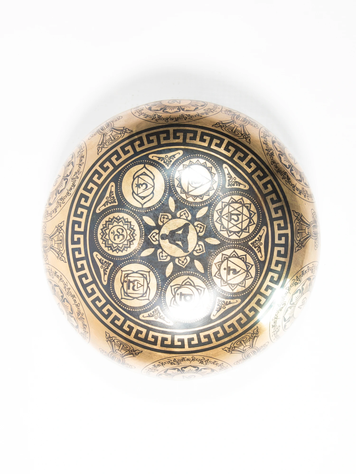 Singing Bowl Tibetan Autentic Forjat manual - Laser Print, 15 cm, 0,663 kg [5]