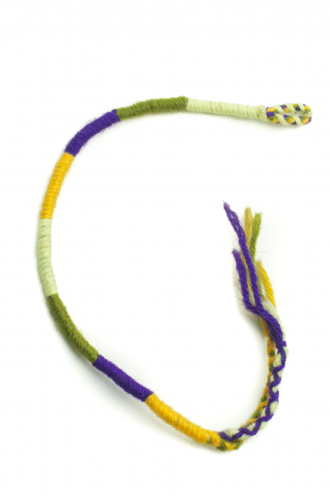 Bratara de picior cu clopotei - hemp anklet [3]