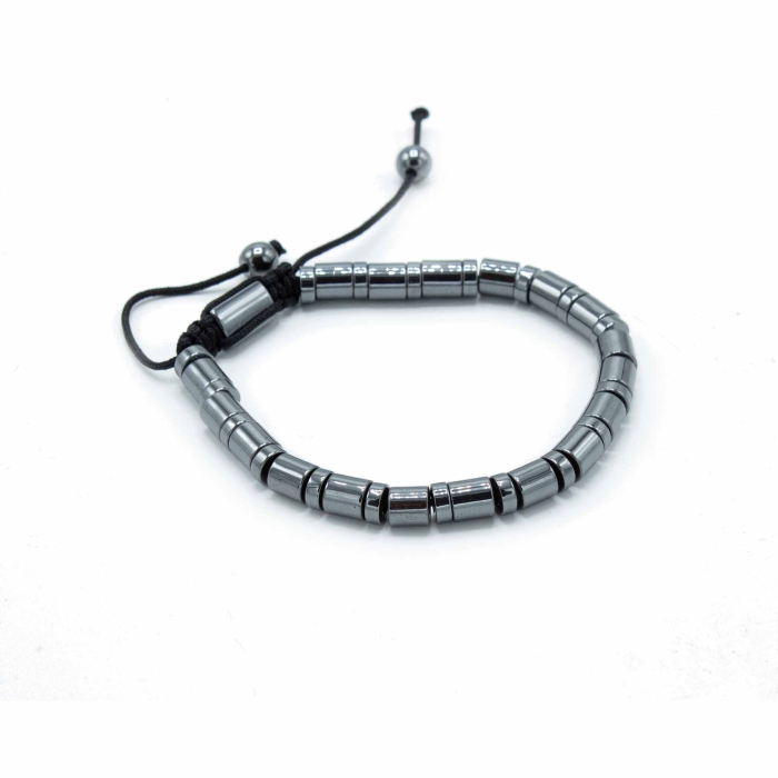 Brățări Shamballa din Hematit Magnetic - Cilindri și Inele [4]