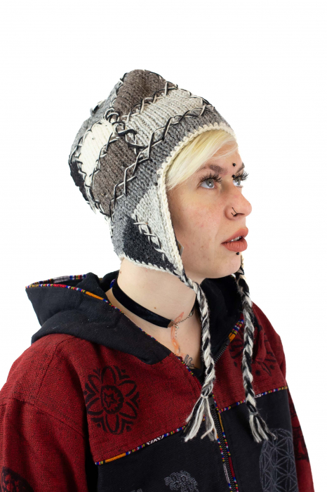 Caciula calduroasa din 100% Lana captusita cu polar - Model 12 [2]