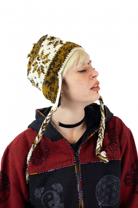 Caciula calduroasa din 100% Lana captusita cu polar - Model 3 [2]