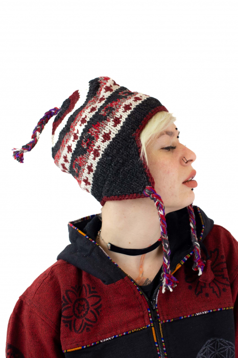 Caciula calduroasa din 100% Lana captusita cu polar - Model 5 [2]