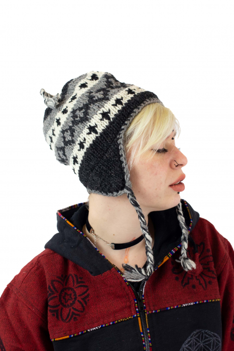 Caciula calduroasa din 100% Lana captusita cu polar - Model 6 [2]