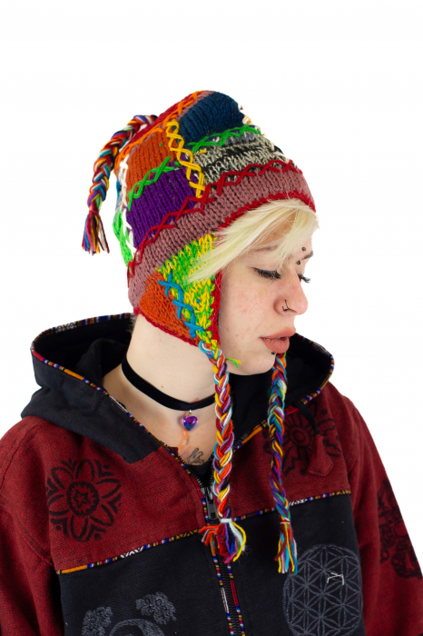 Caciula calduroasa din 100% Lana captusita cu polar - Model Unicat - 11 [2]